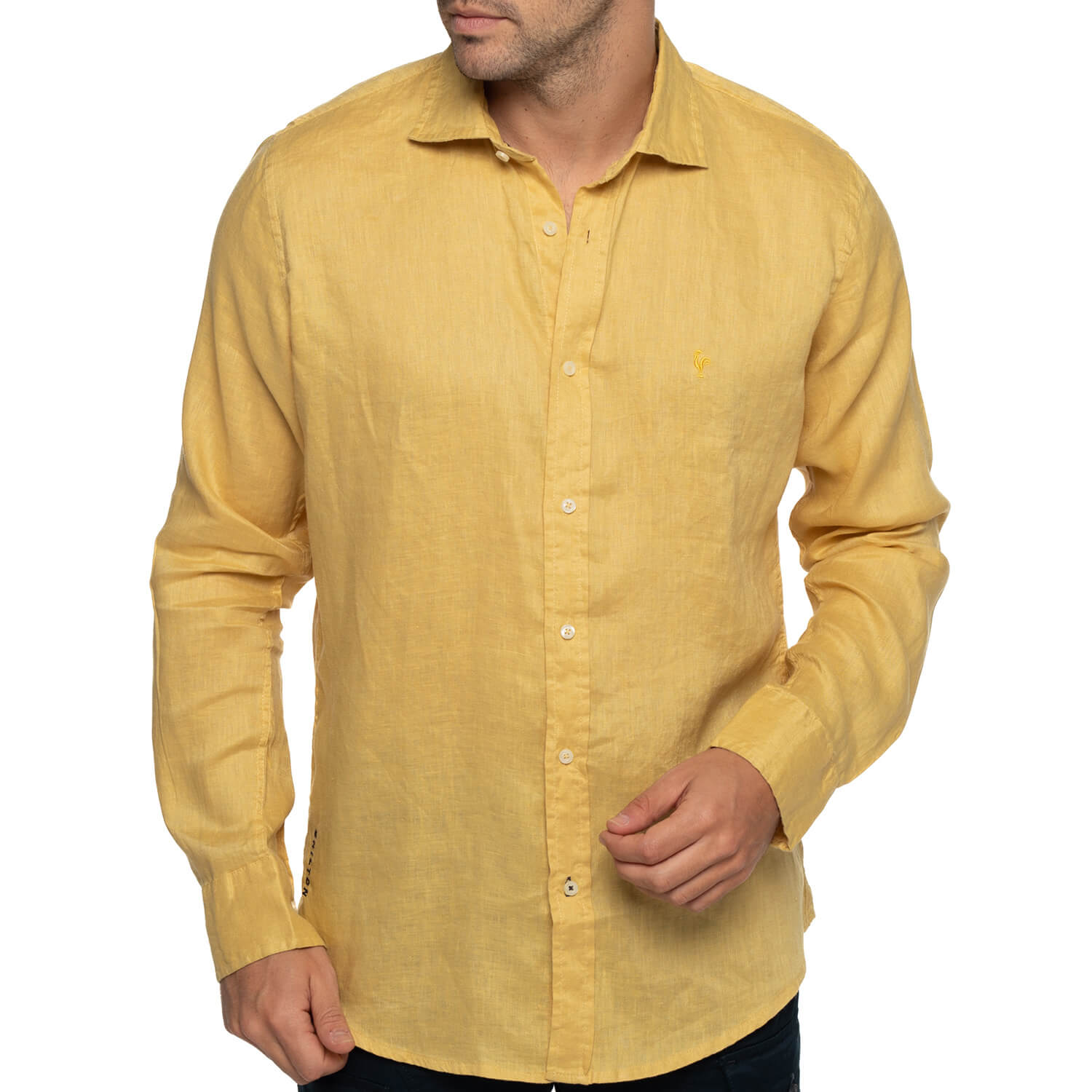 Chemise rugby coq lin