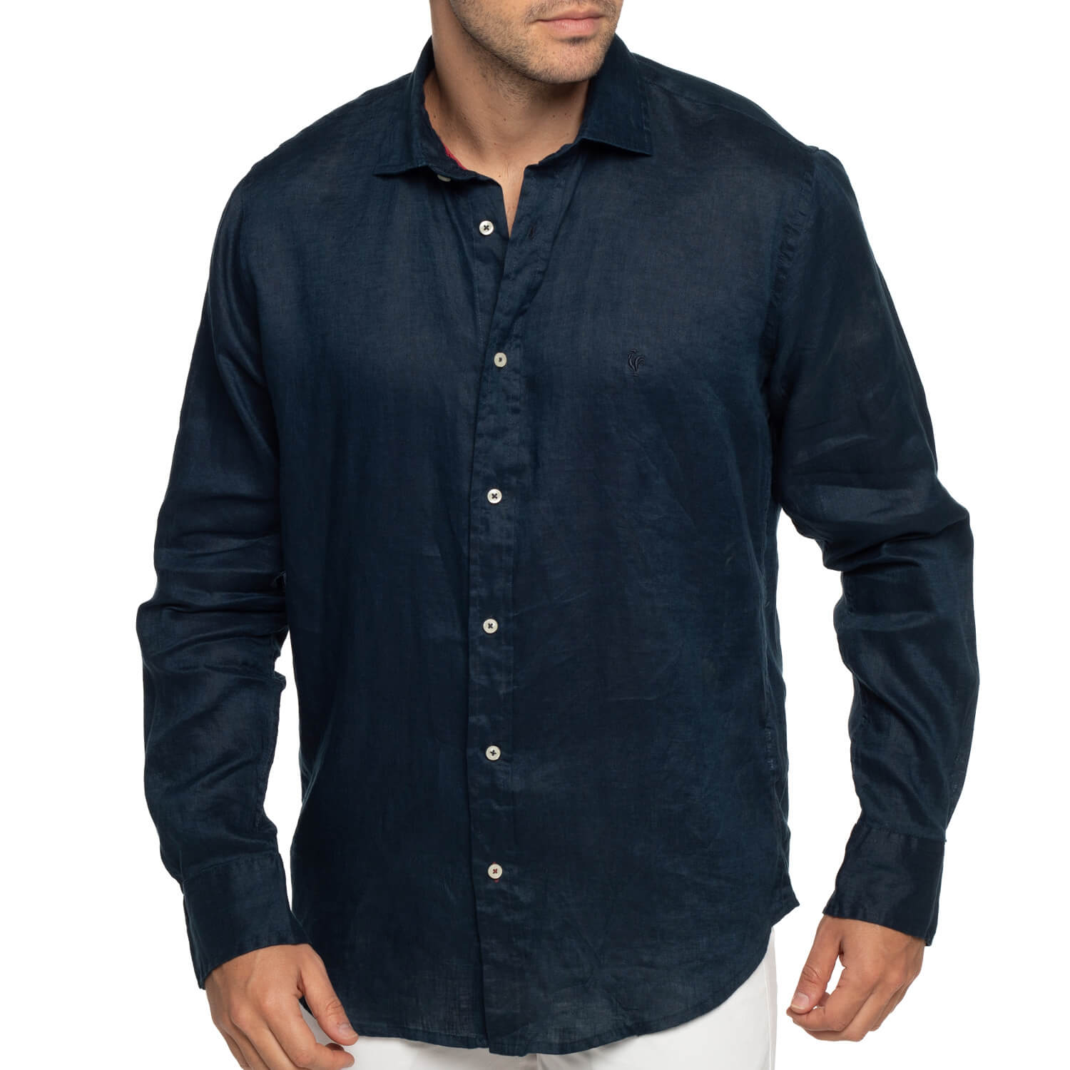 Chemise rugby coq lin