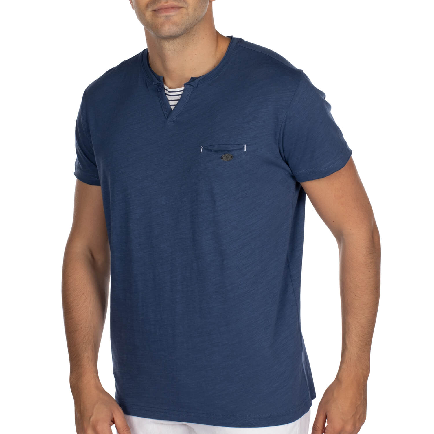 T-shirt col marin