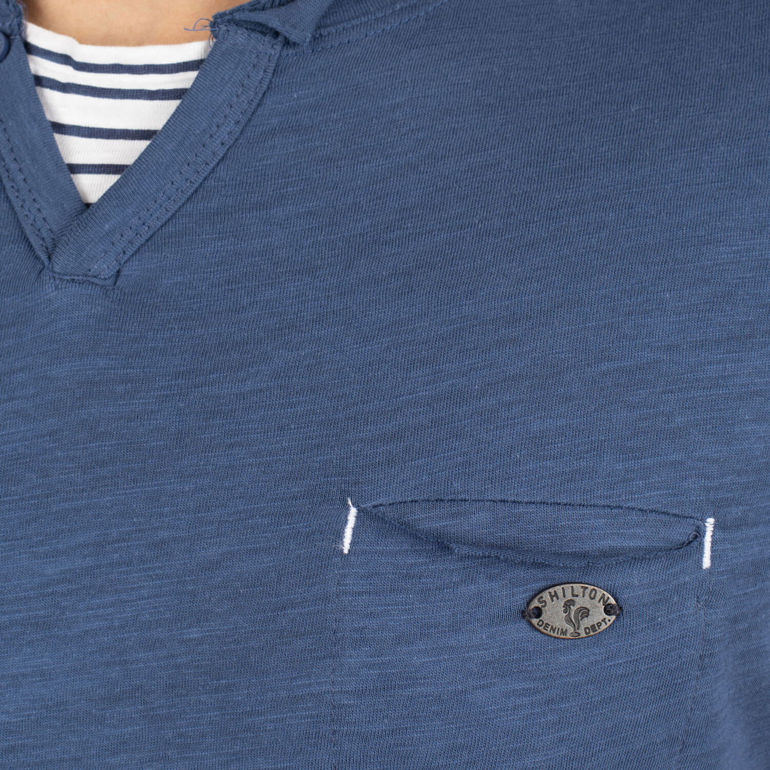 T-shirt col marin