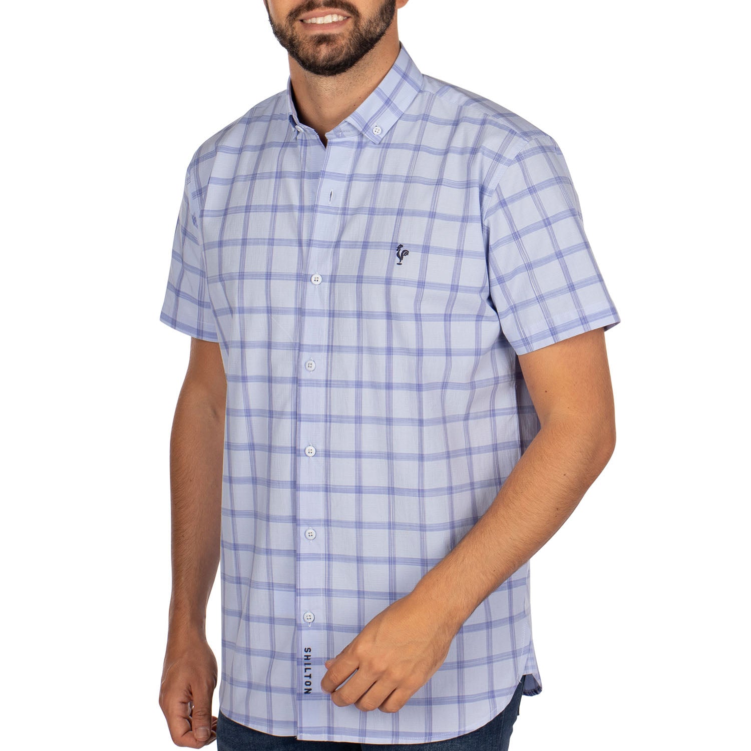 Chemise carreaux coq
