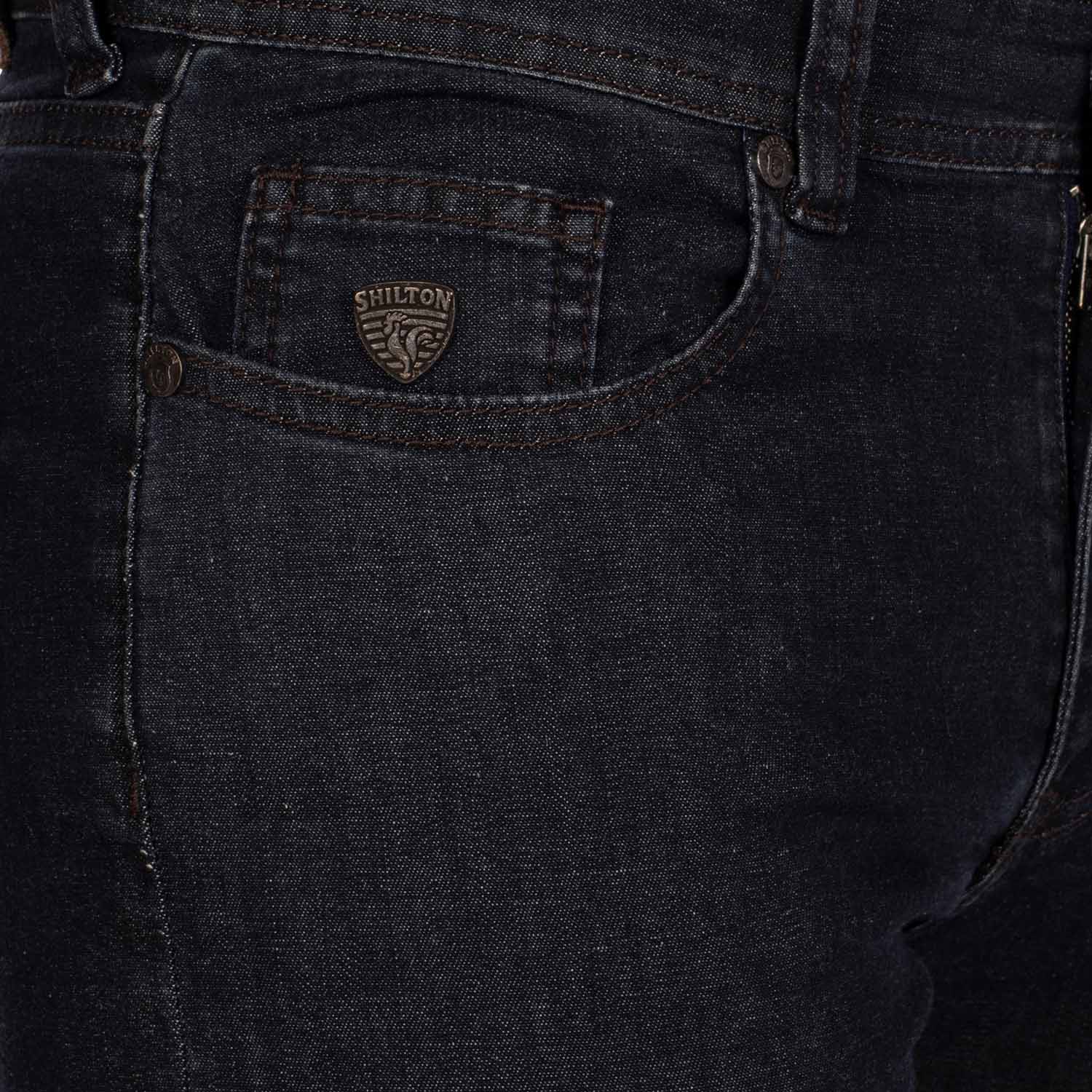 Jeans slim écusson