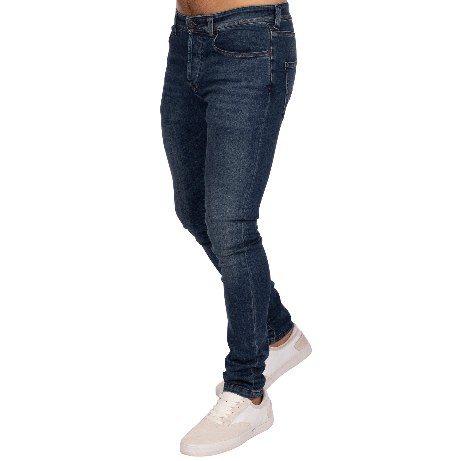 Jeans slim teddy usé