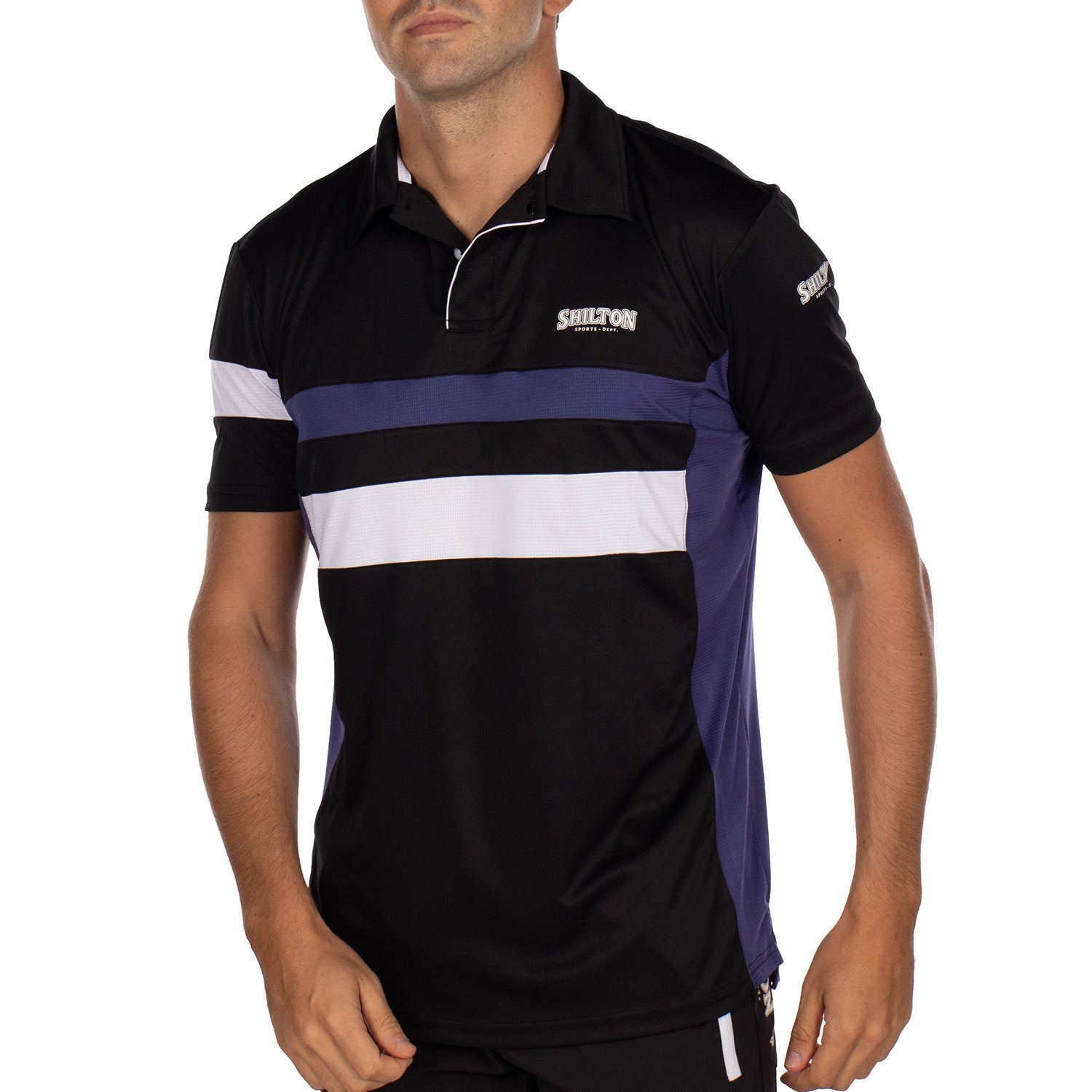 Polo de sport tricolore