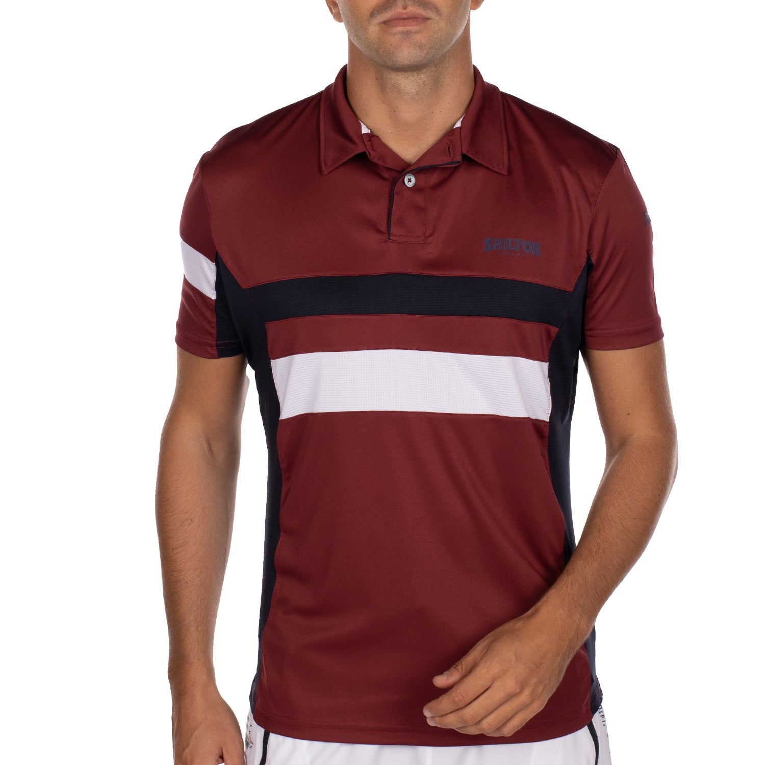 Polo de sport tricolore