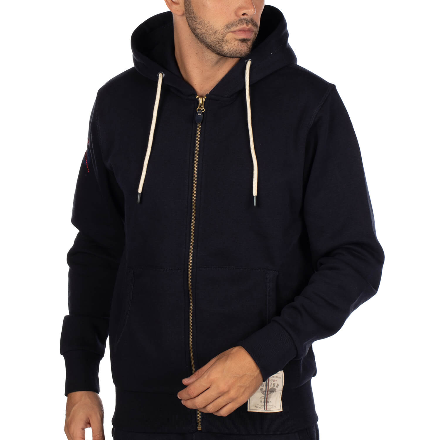Gilet à capuche coq