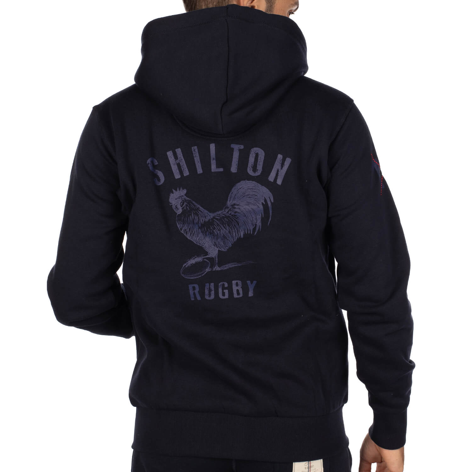 Gilet à capuche coq