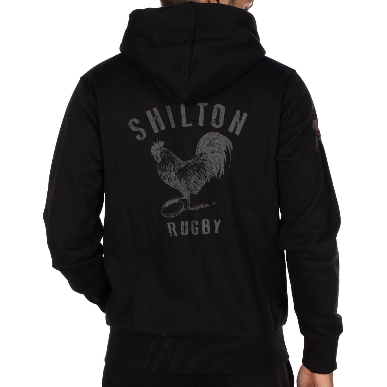 Gilet à capuche coq
