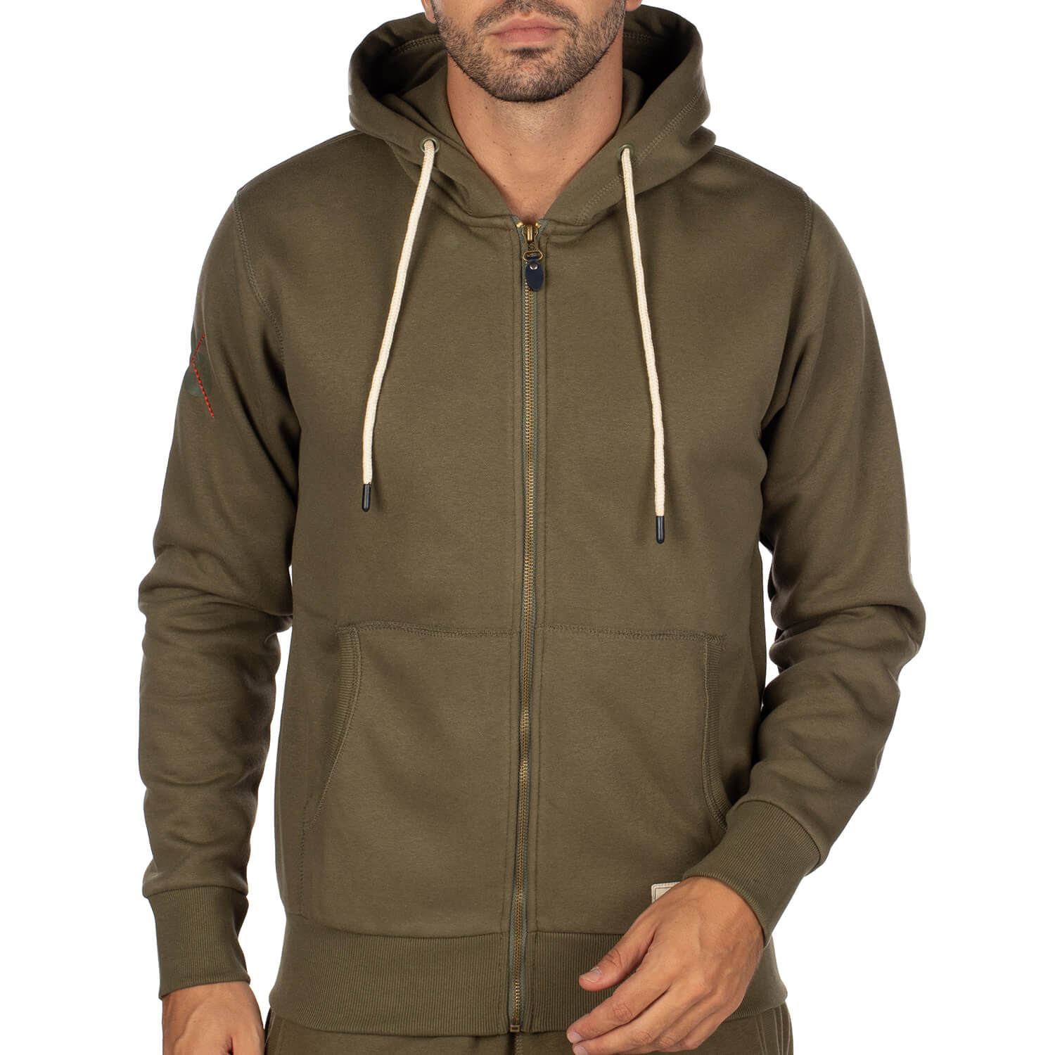 Gilet à capuche coq