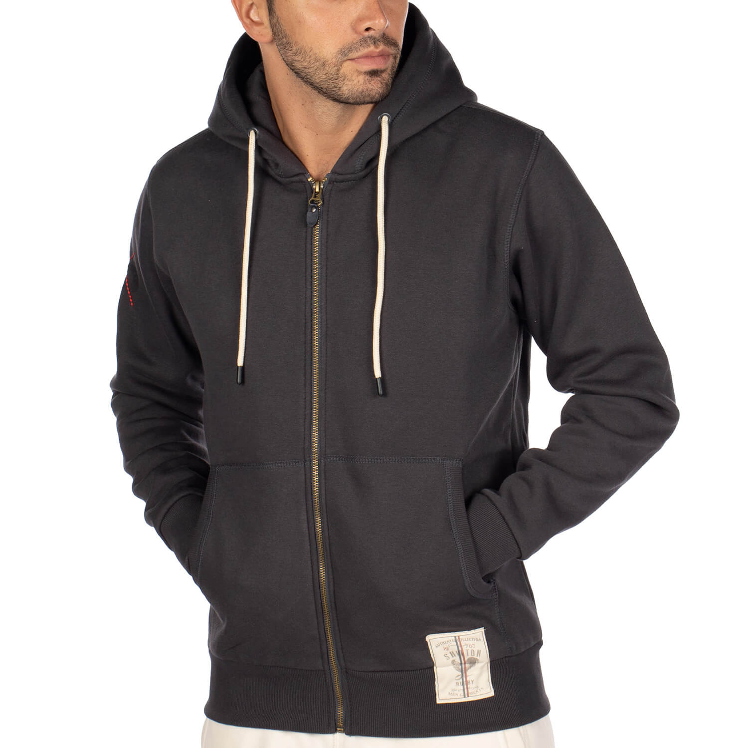 Gilet à capuche coq