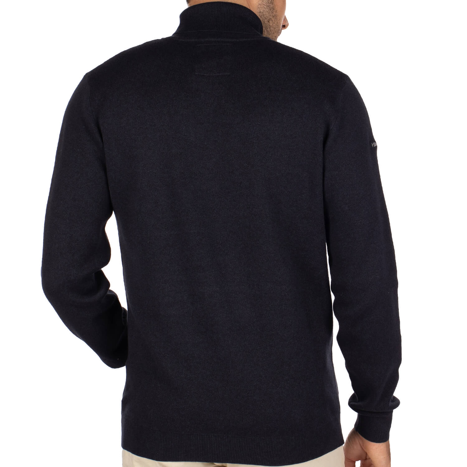 Pull col roulé coq