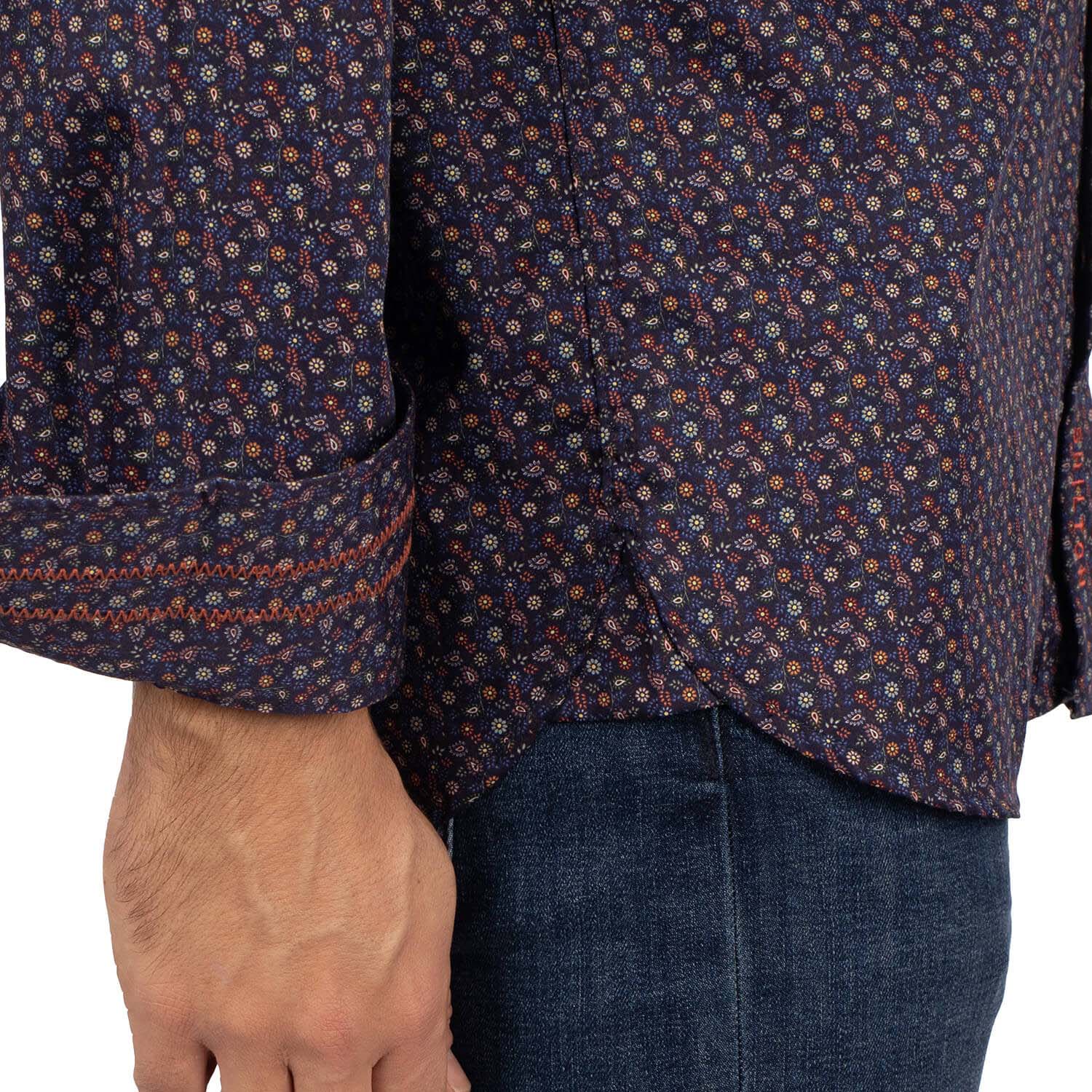 Chemise rugby fleurie