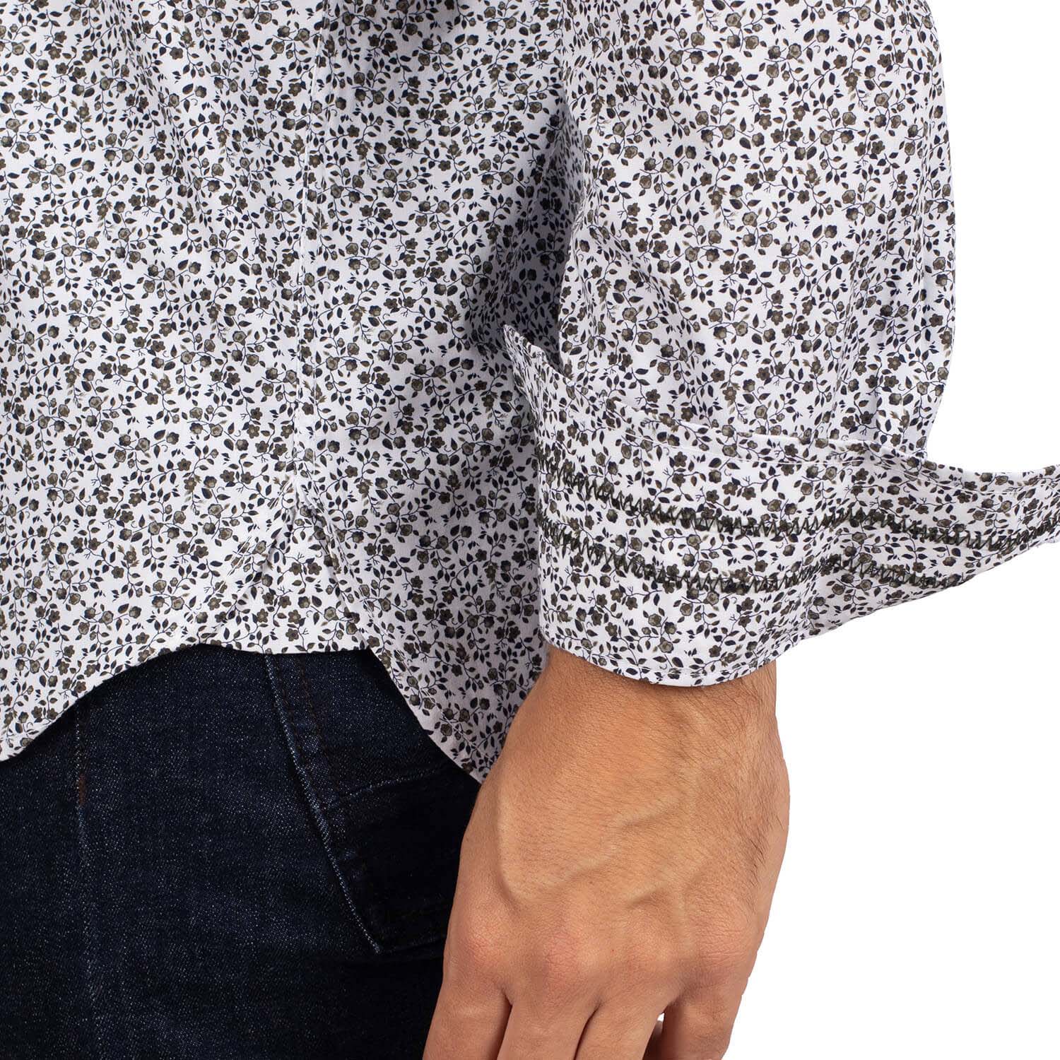 Chemise rugby fleurie