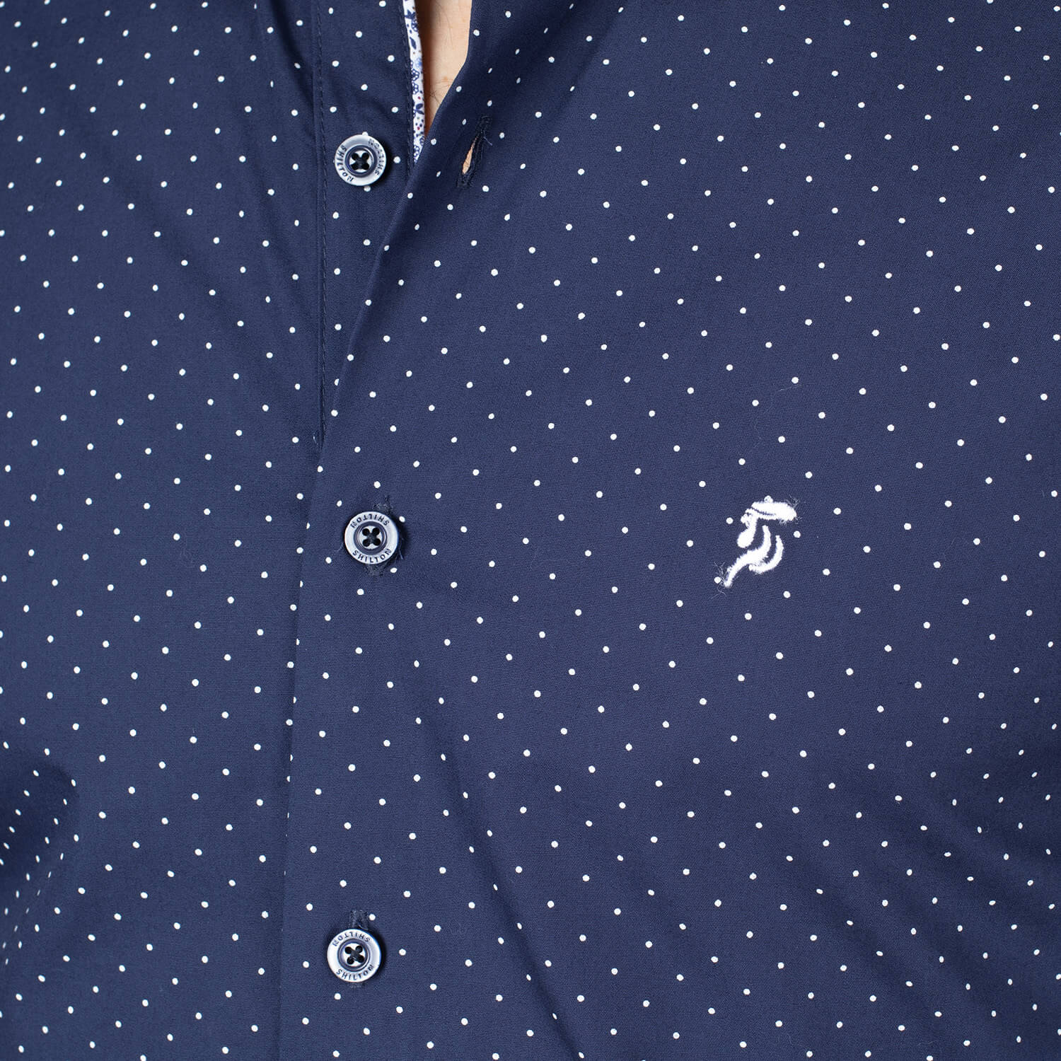 Chemise à pois rugby