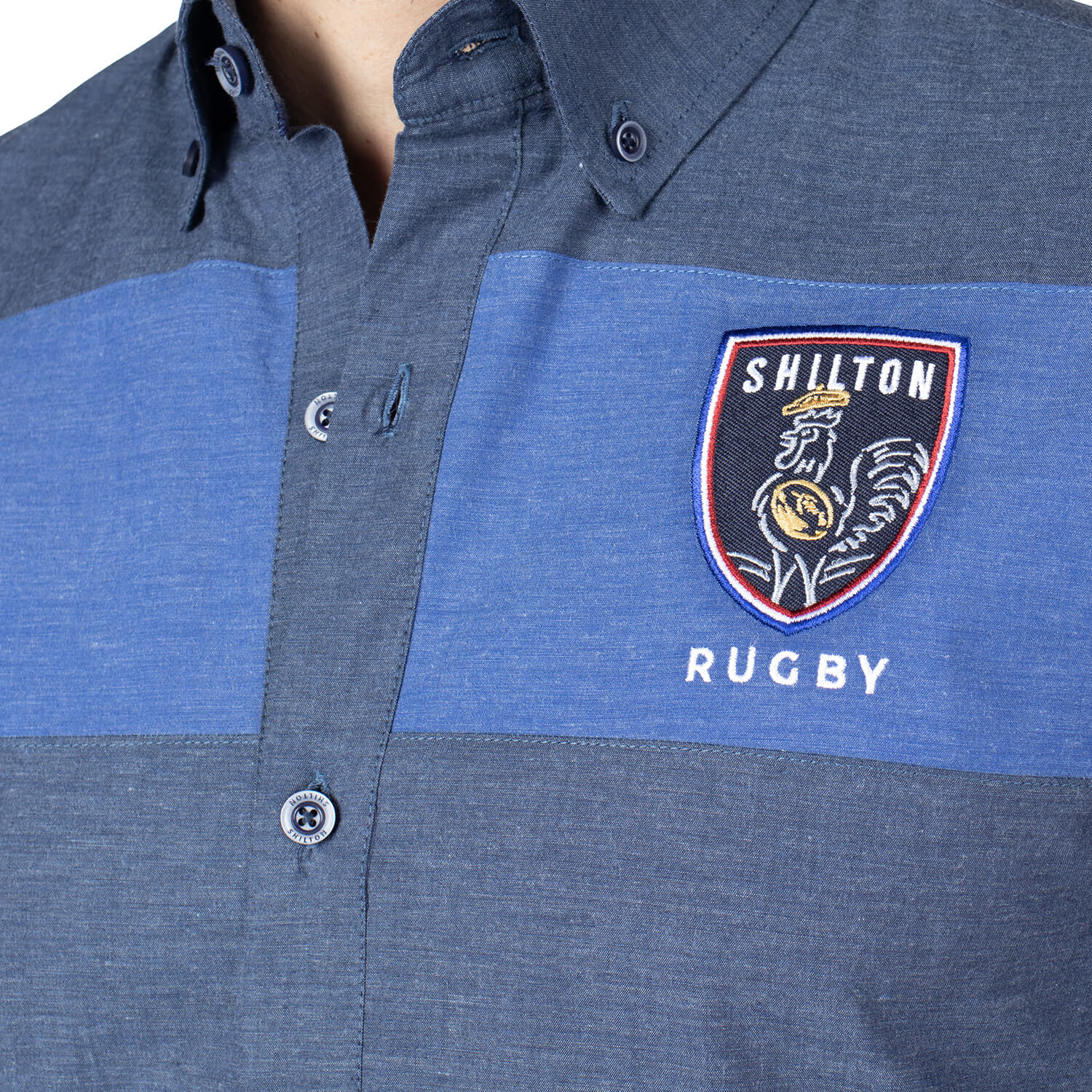Chemise bicolore rugby