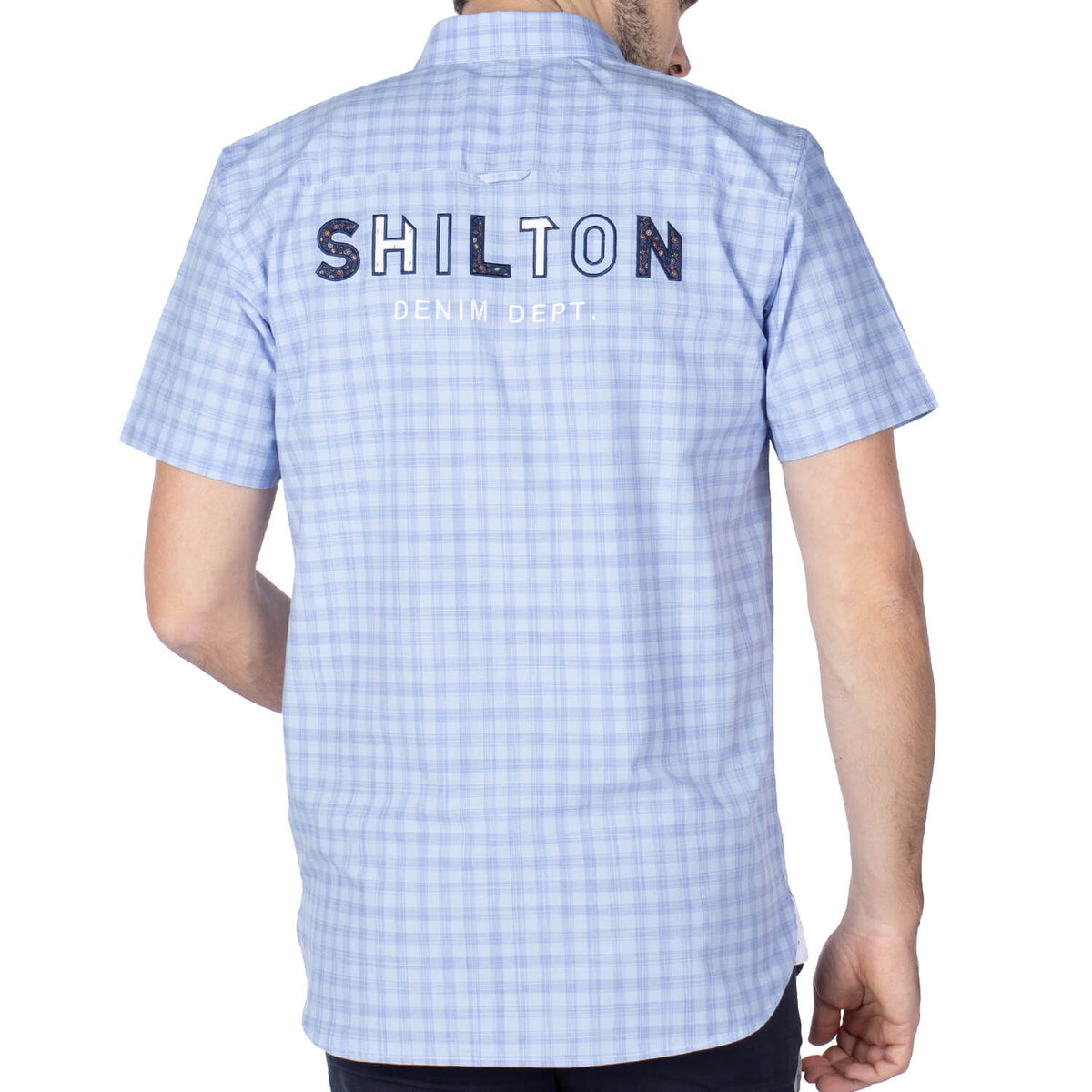 Chemise à carreaux fantaisie Ciel - vu de dos - Shilton