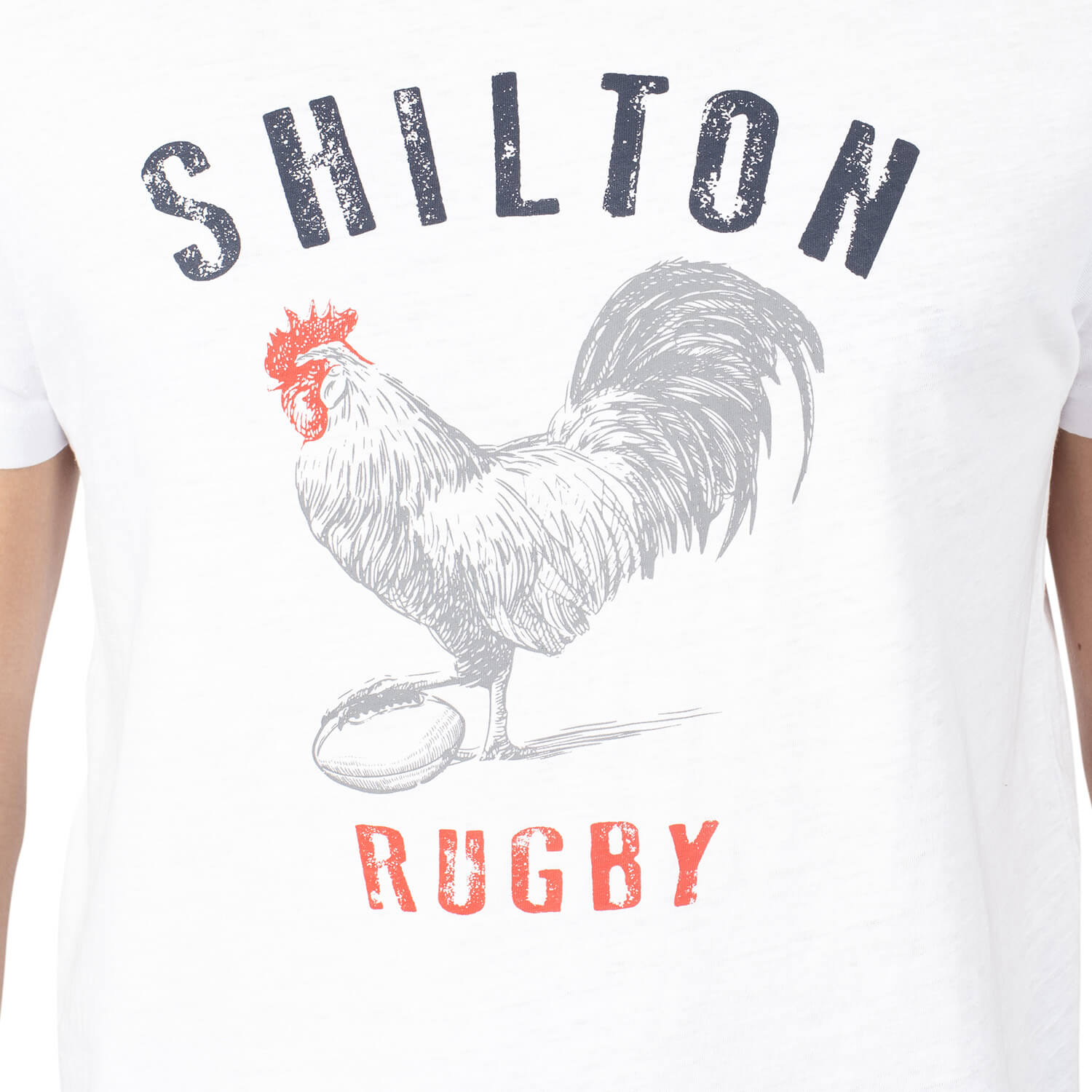 T-shirt rugby coq