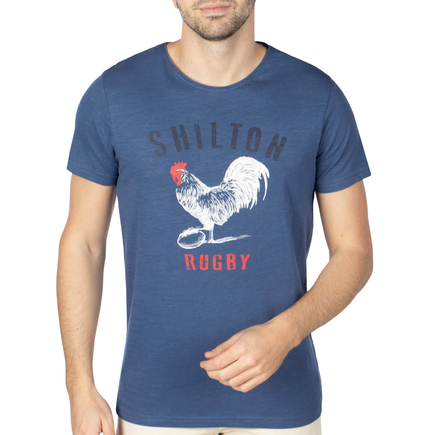 T-shirt rugby coq