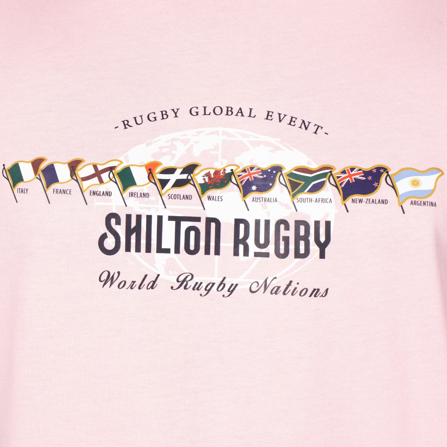 T-shirt rugby world nations