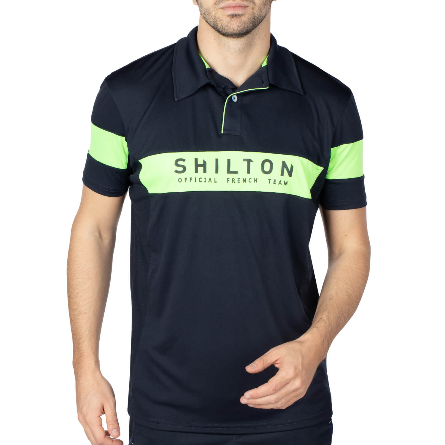 Polo sport french team Navy X Vert - Shilton