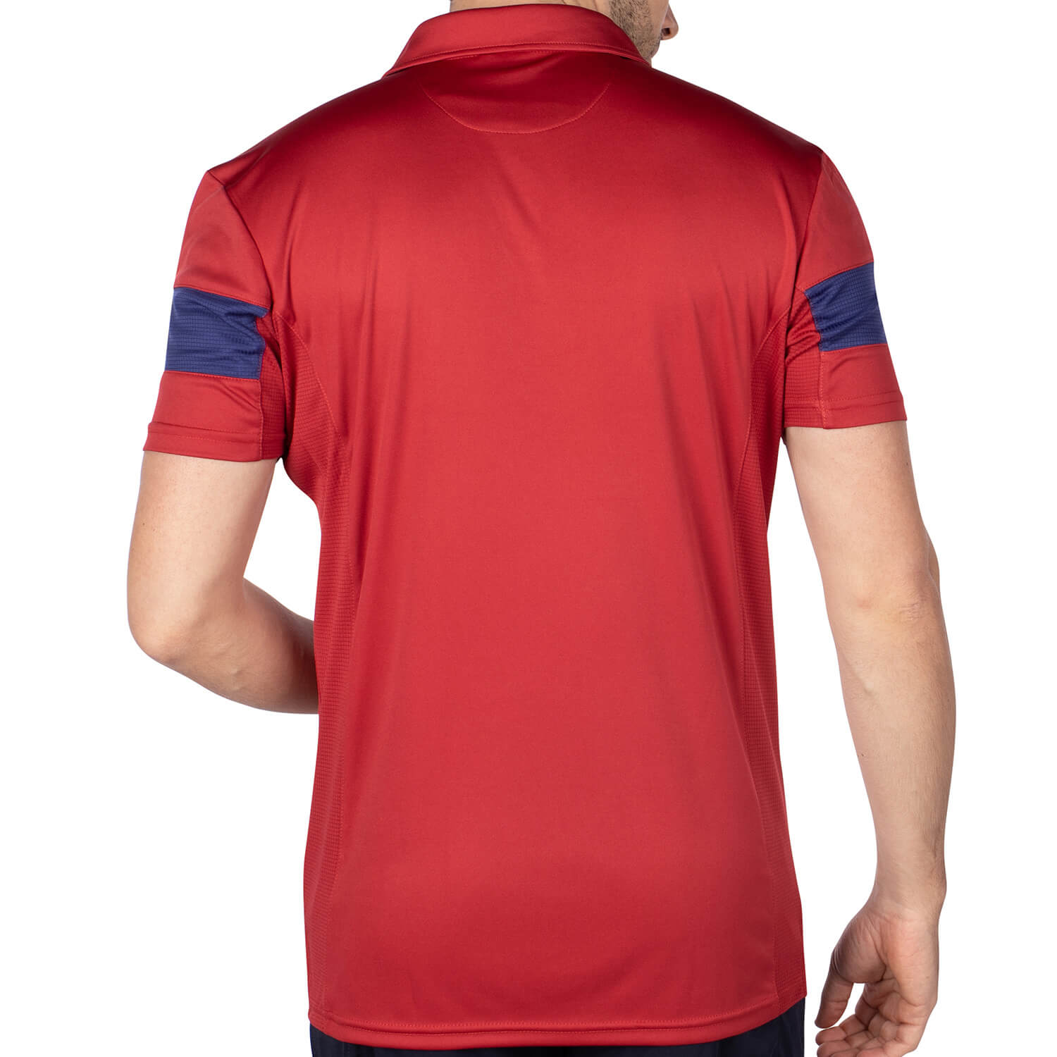 Polo sport french team Rouge X Bleu - vu de dos - Shilton