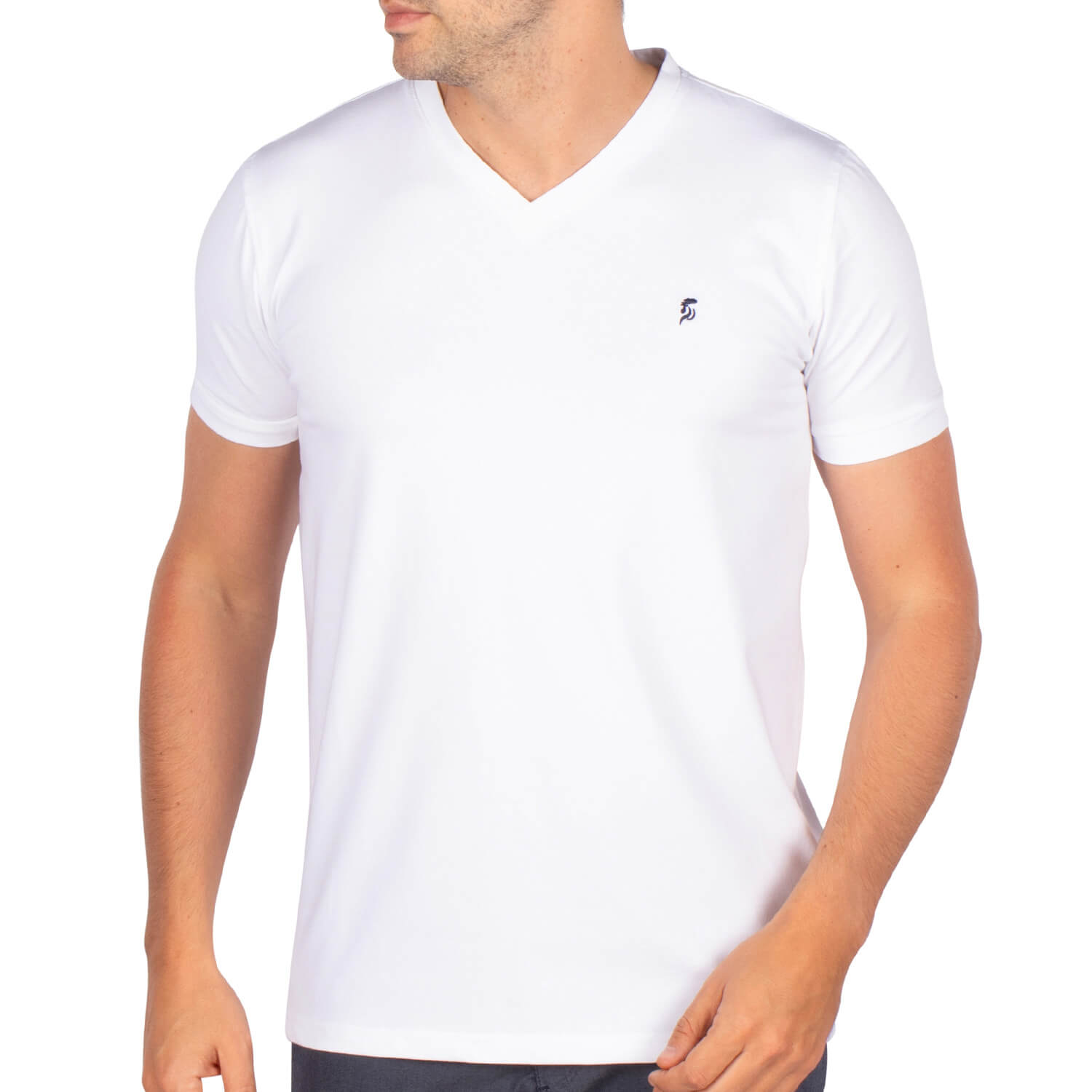 T-shirt col V