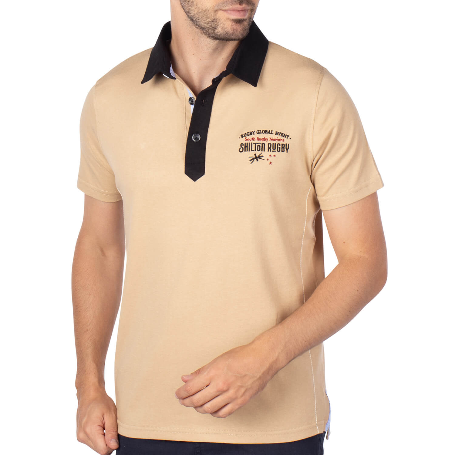 Polo south rugby nations Beige - Shilton