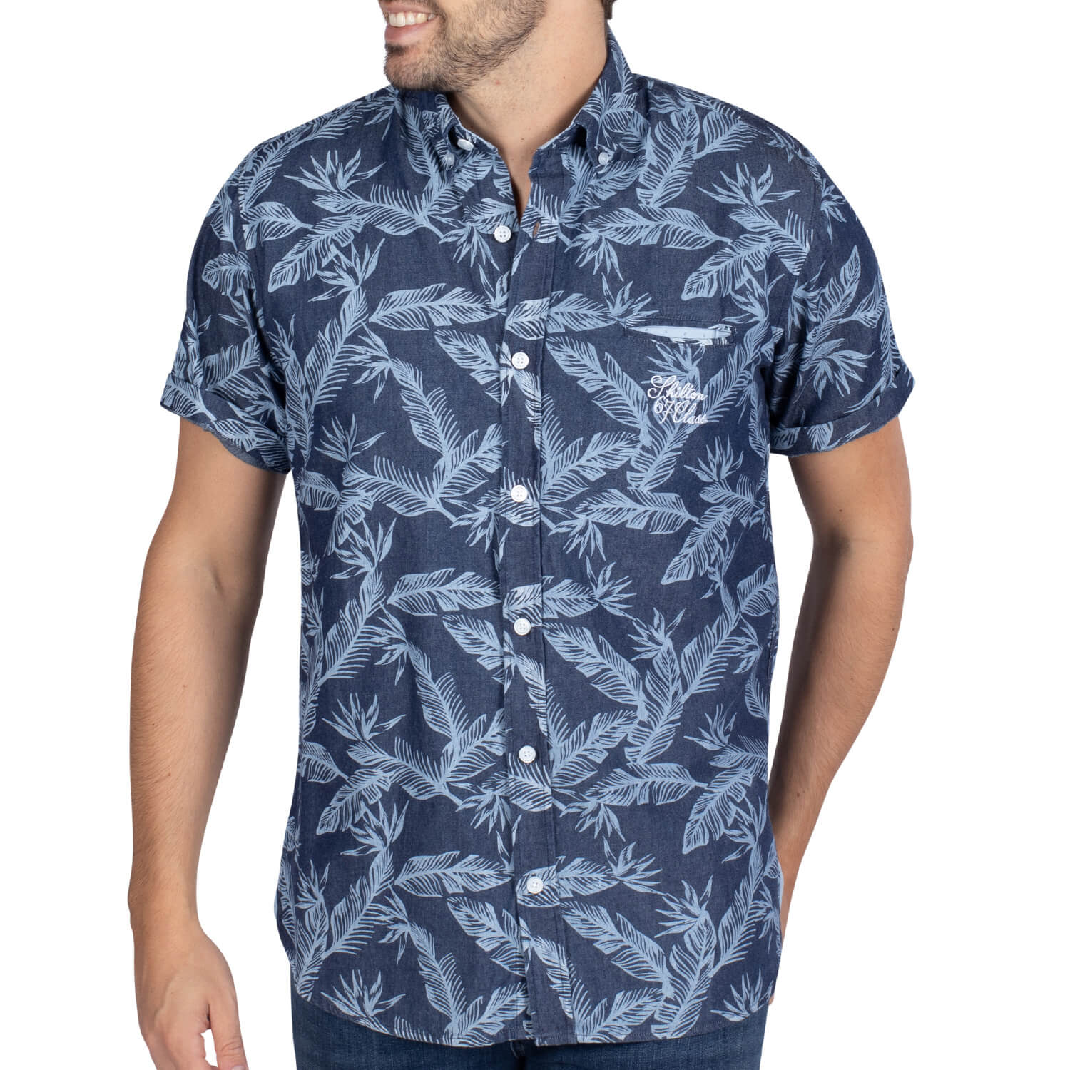 Chemise class 67 Hawai Navy - Shilton