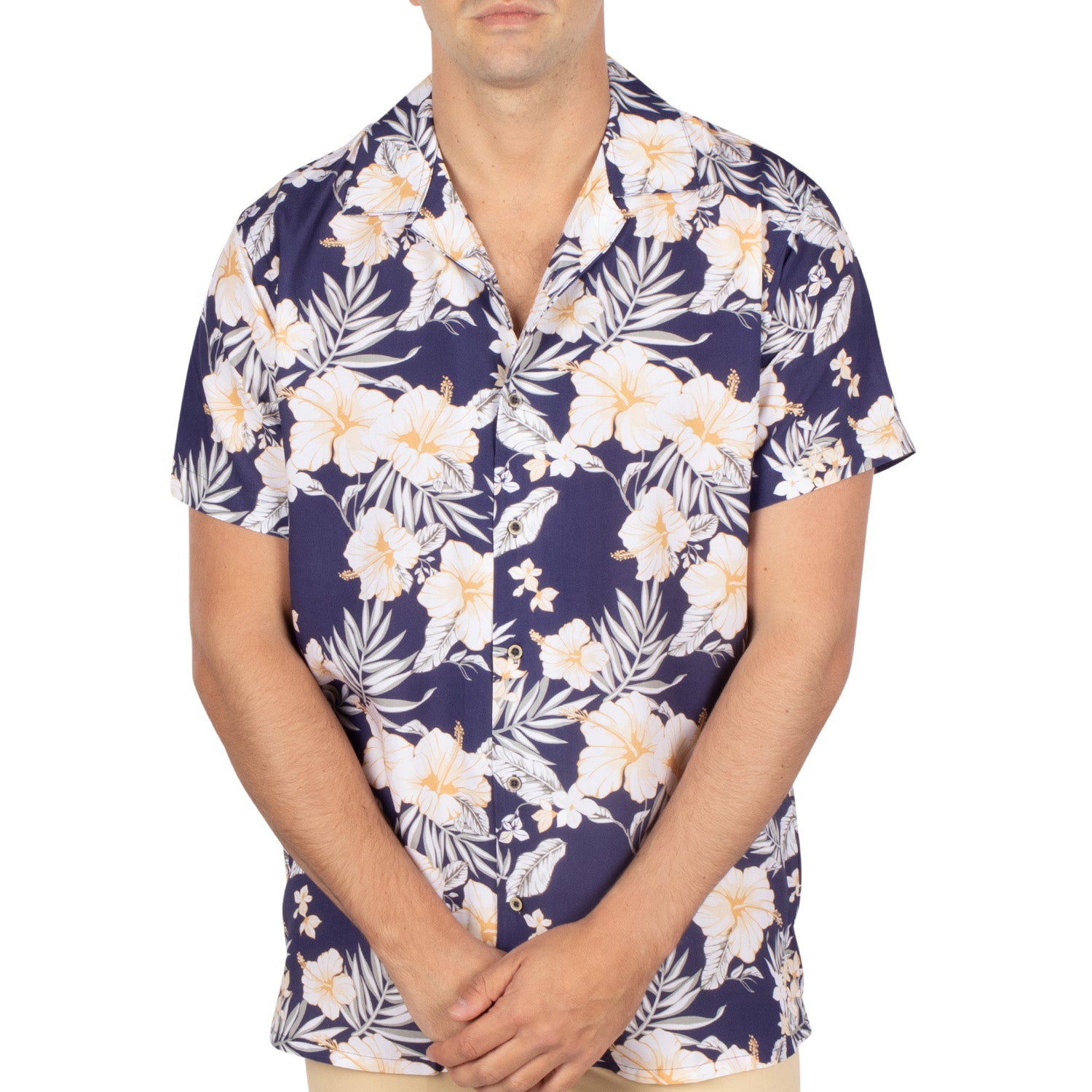 Chemise à fleurs Hawai Navy - Shilton