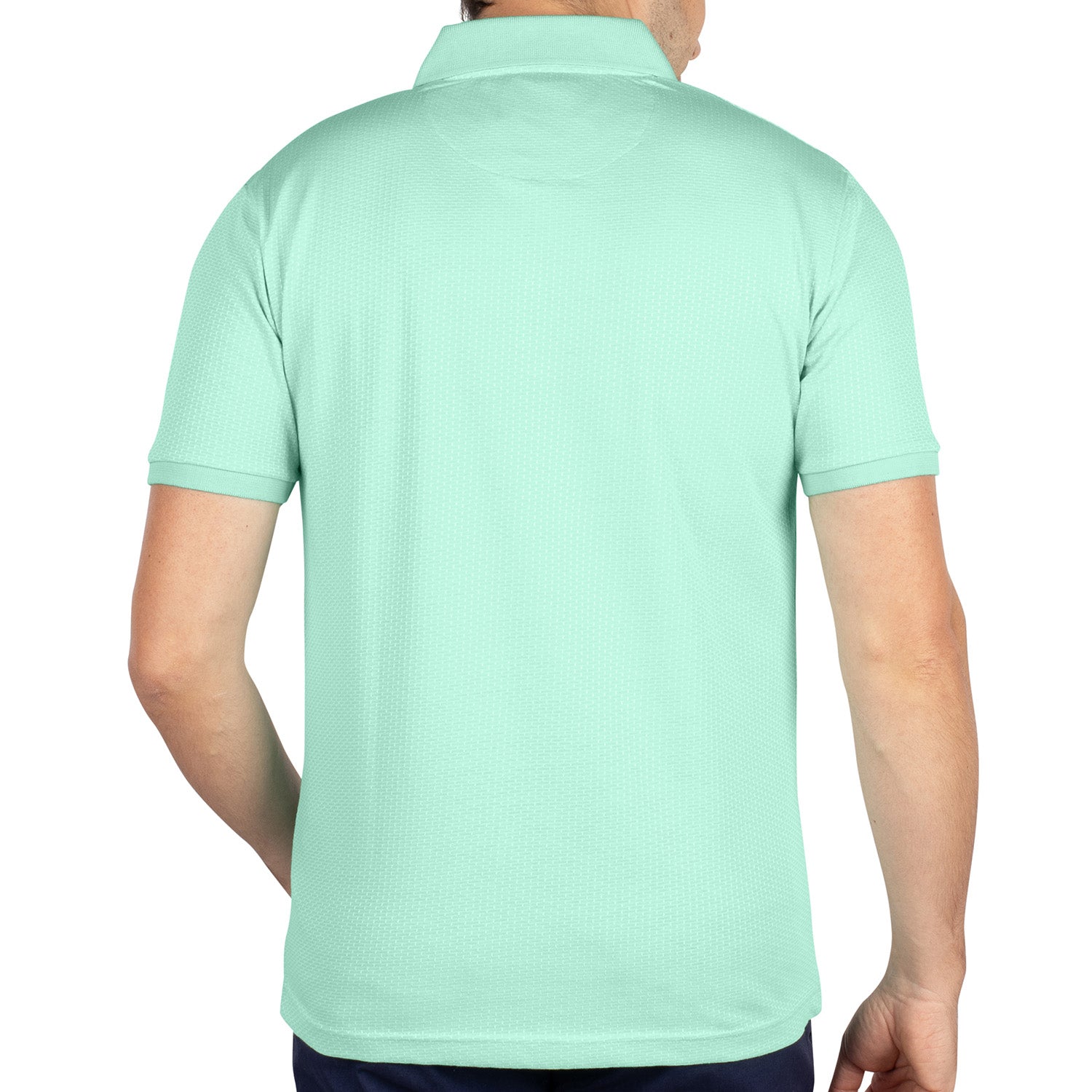Polo jacquard pastel