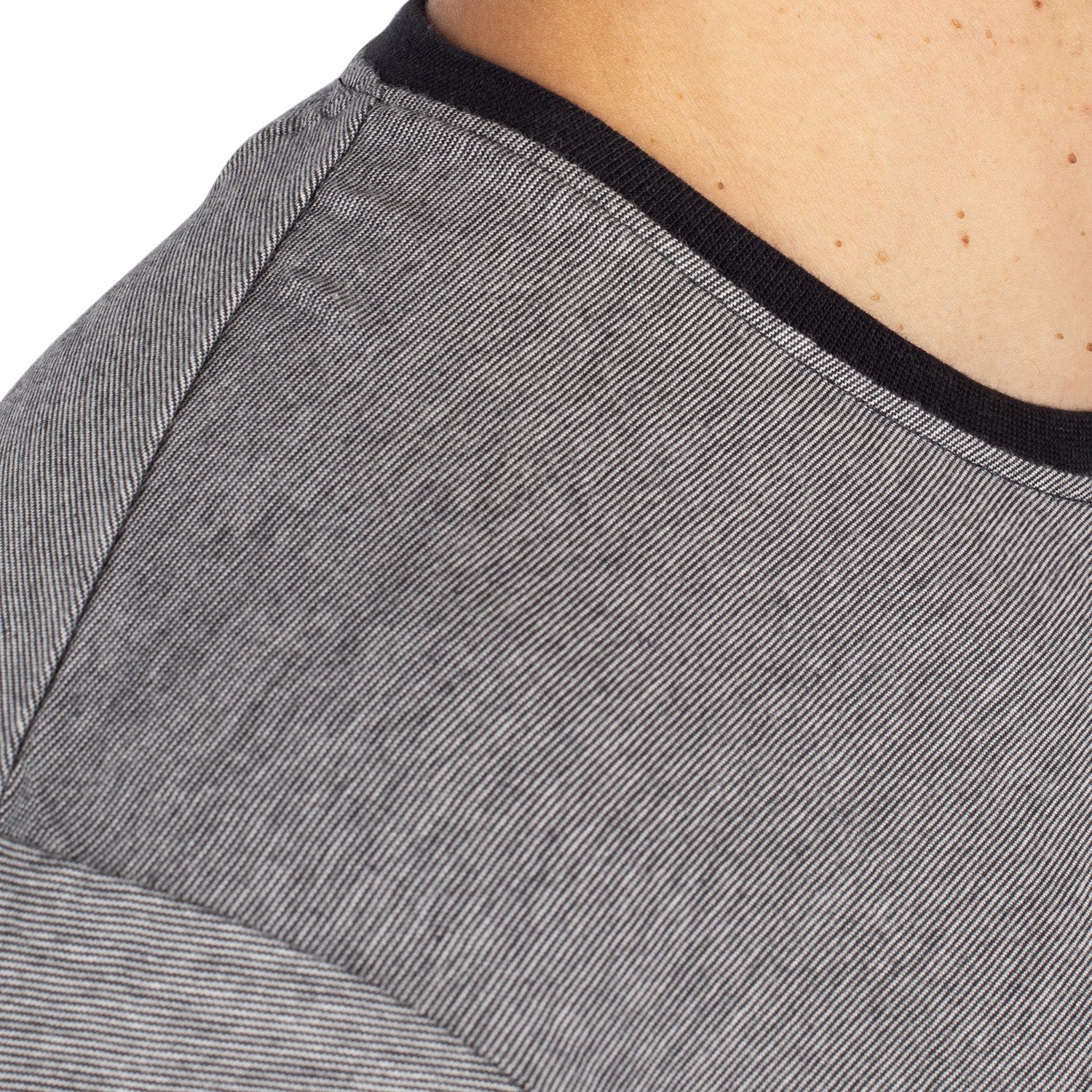 T-shirt écusson rayé