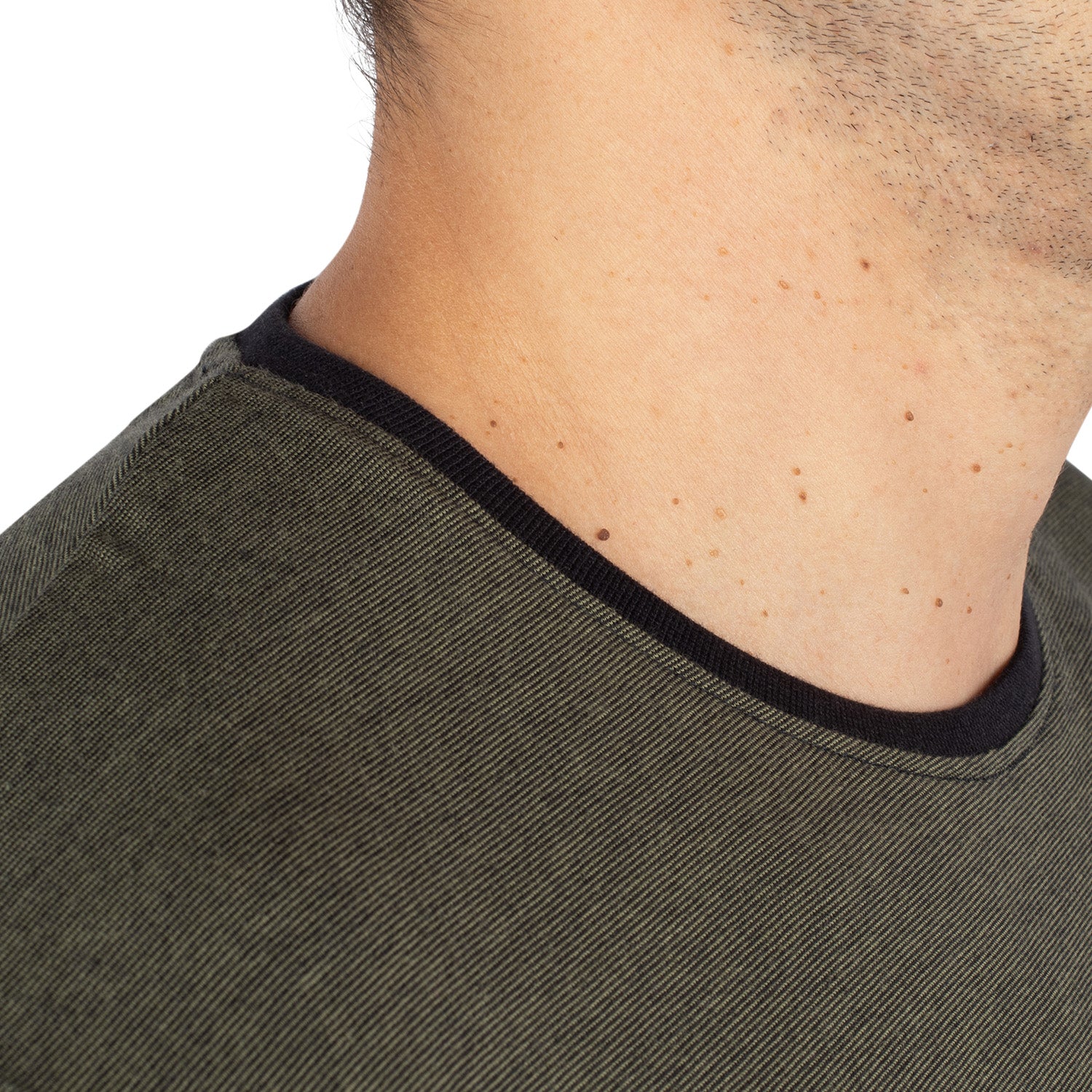 T-shirt écusson rayé