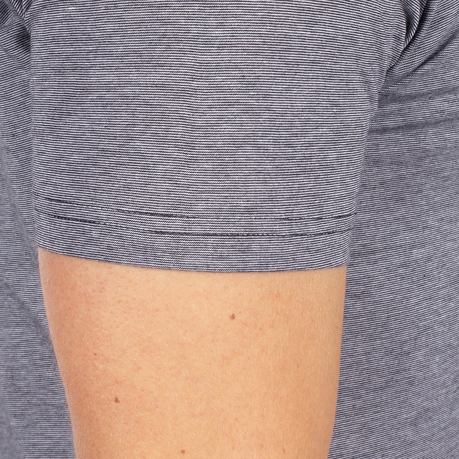 T-shirt écusson rayé