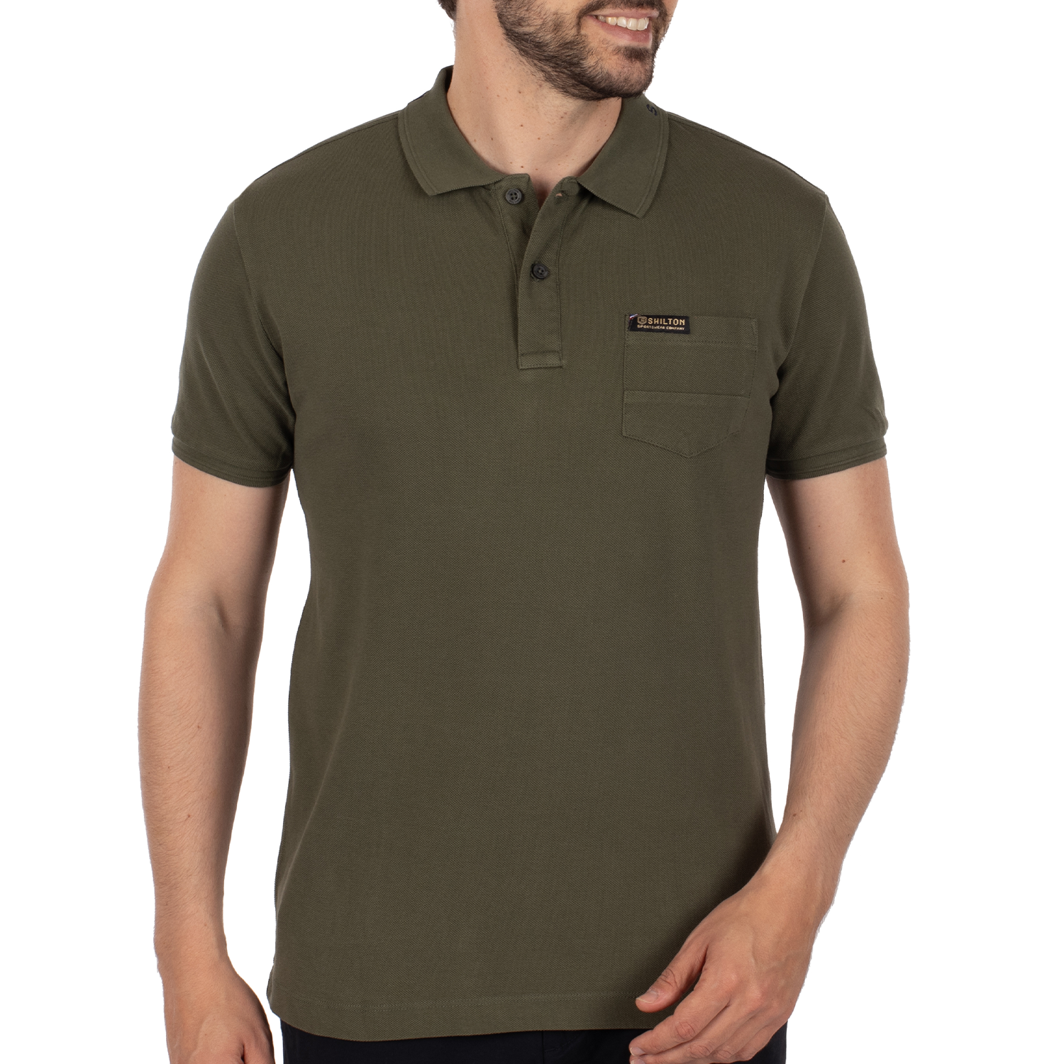 Polo piqué lagon