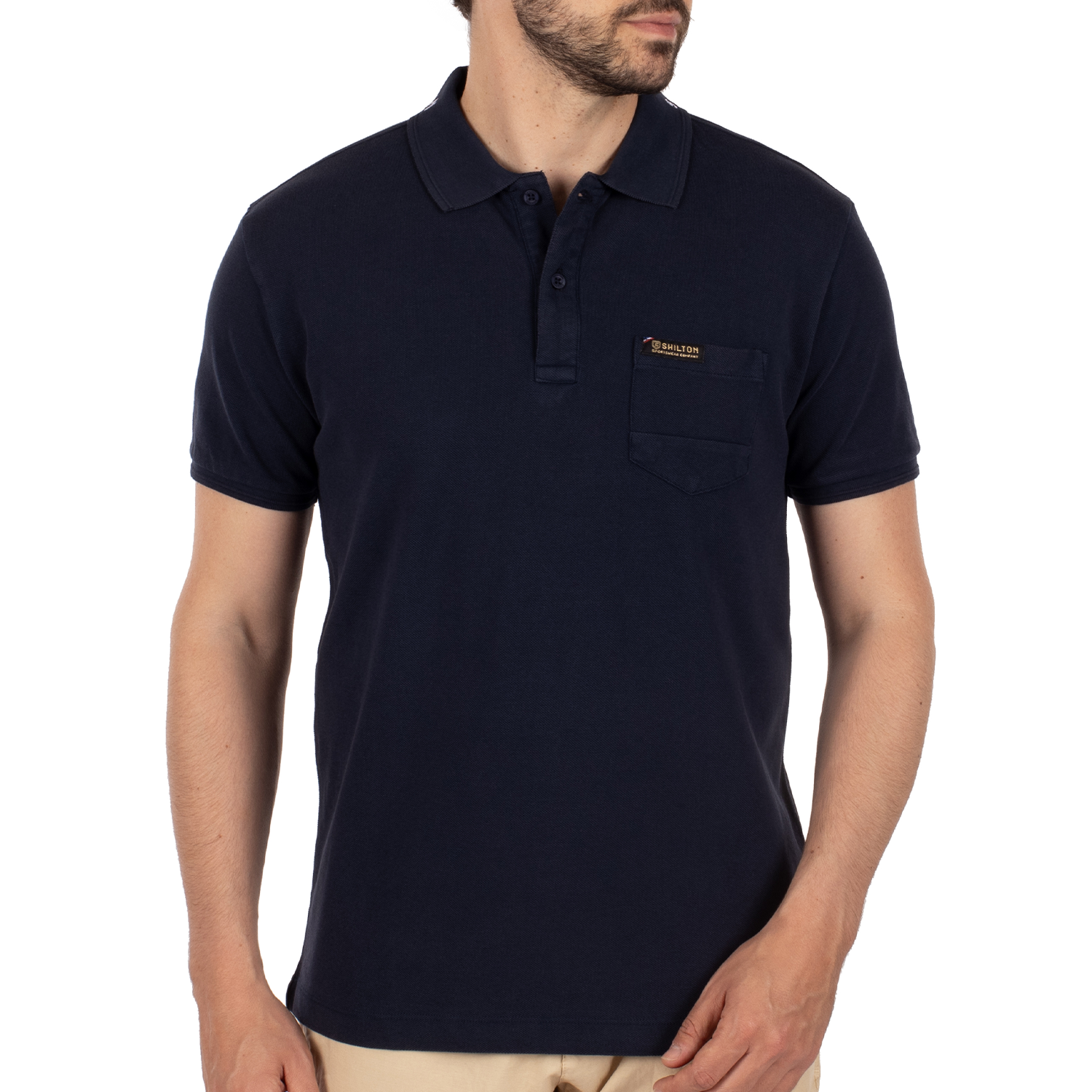 Polo piqué lagon
