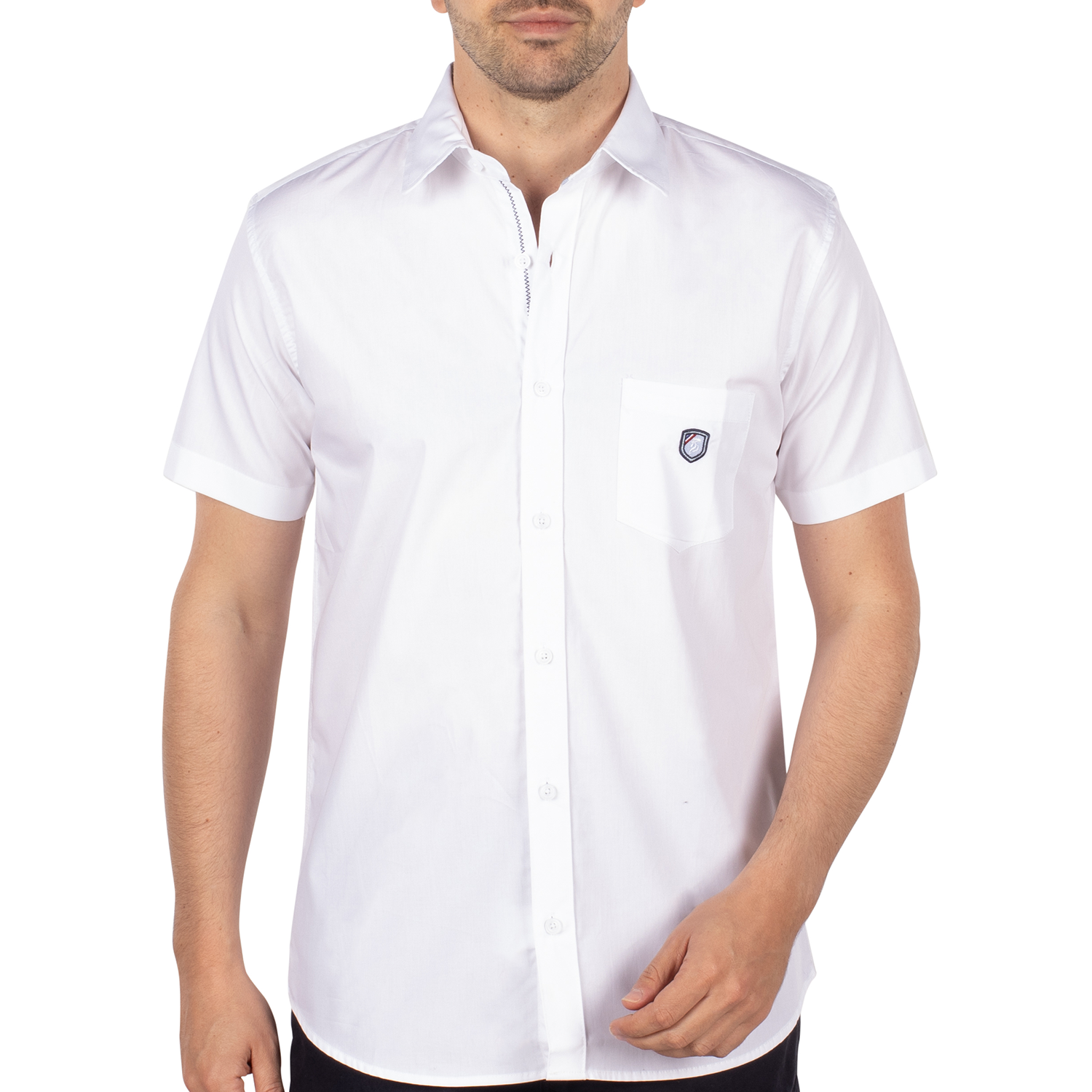 Chemise écusson calanque