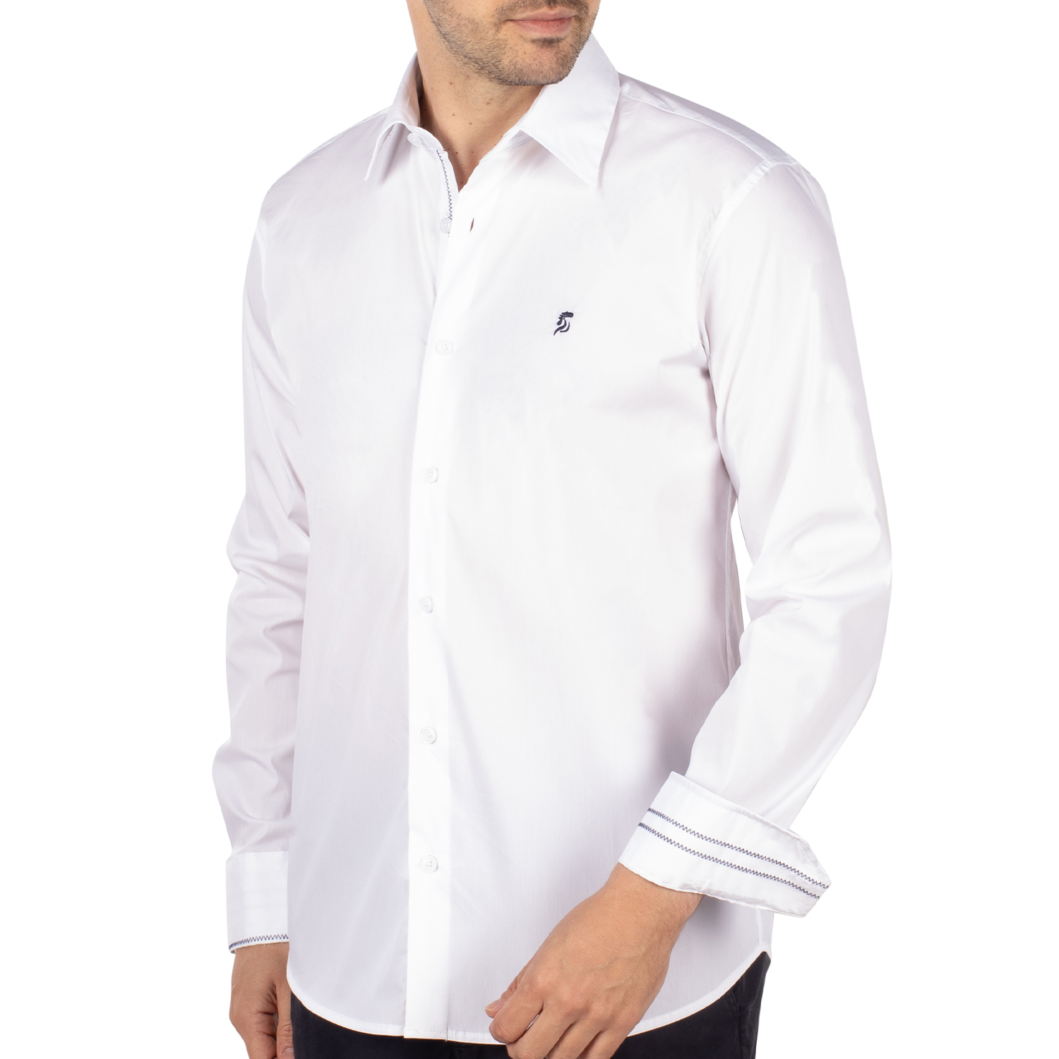 Chemise unie azura