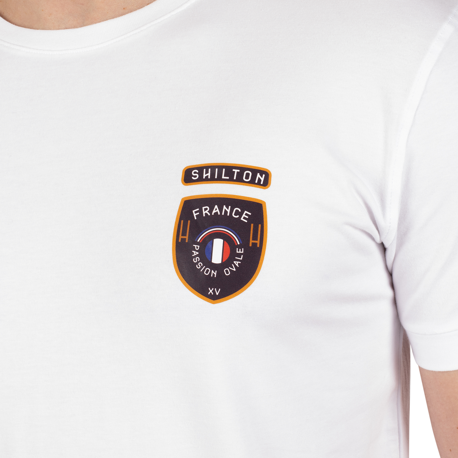 T-shirt rugby blue side