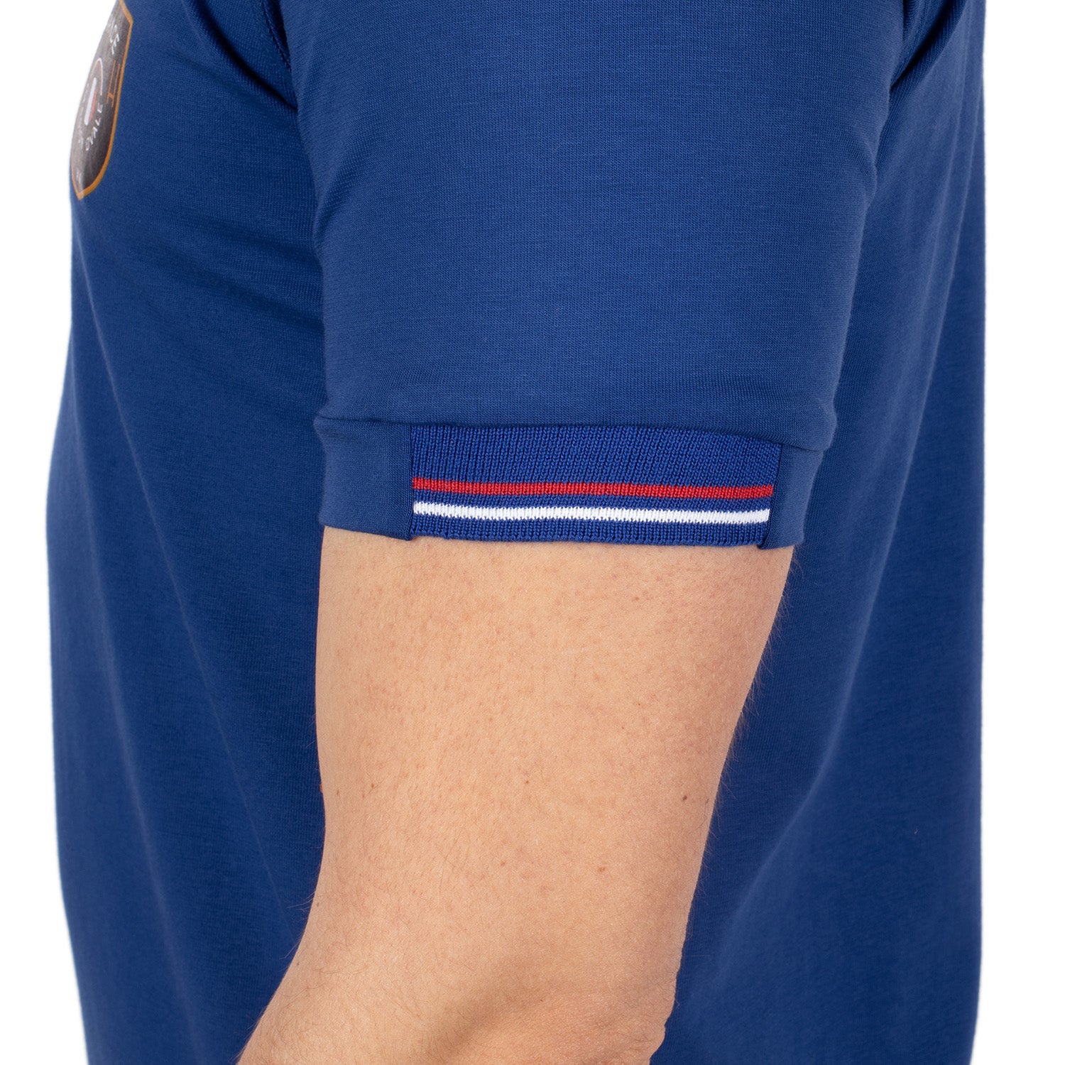 T-shirt rugby blue side
