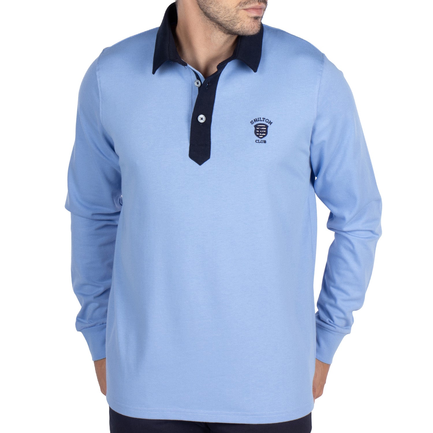 Polo basic fleuri