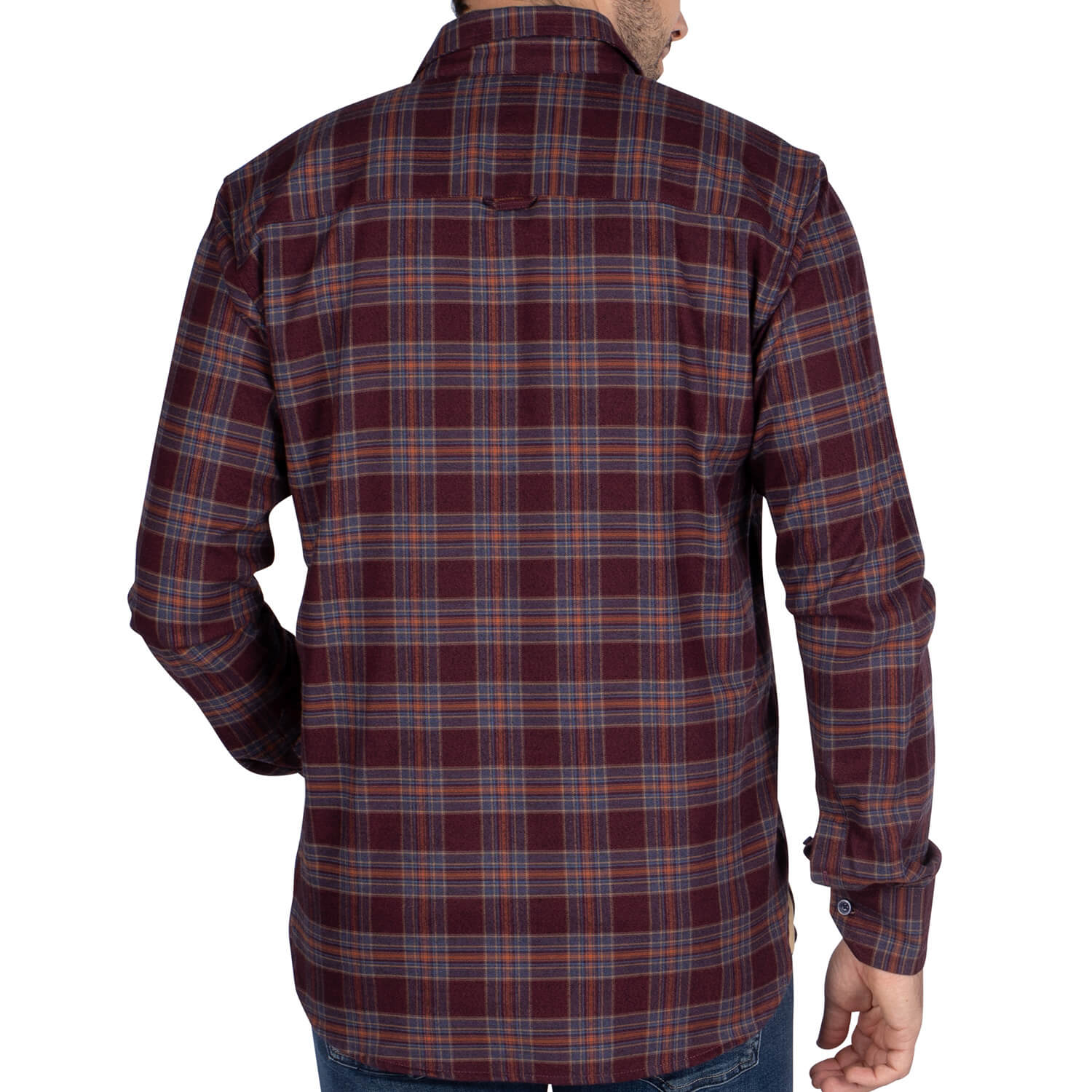 Chemise rugby canada Rouge  - vu de dos - Shilton