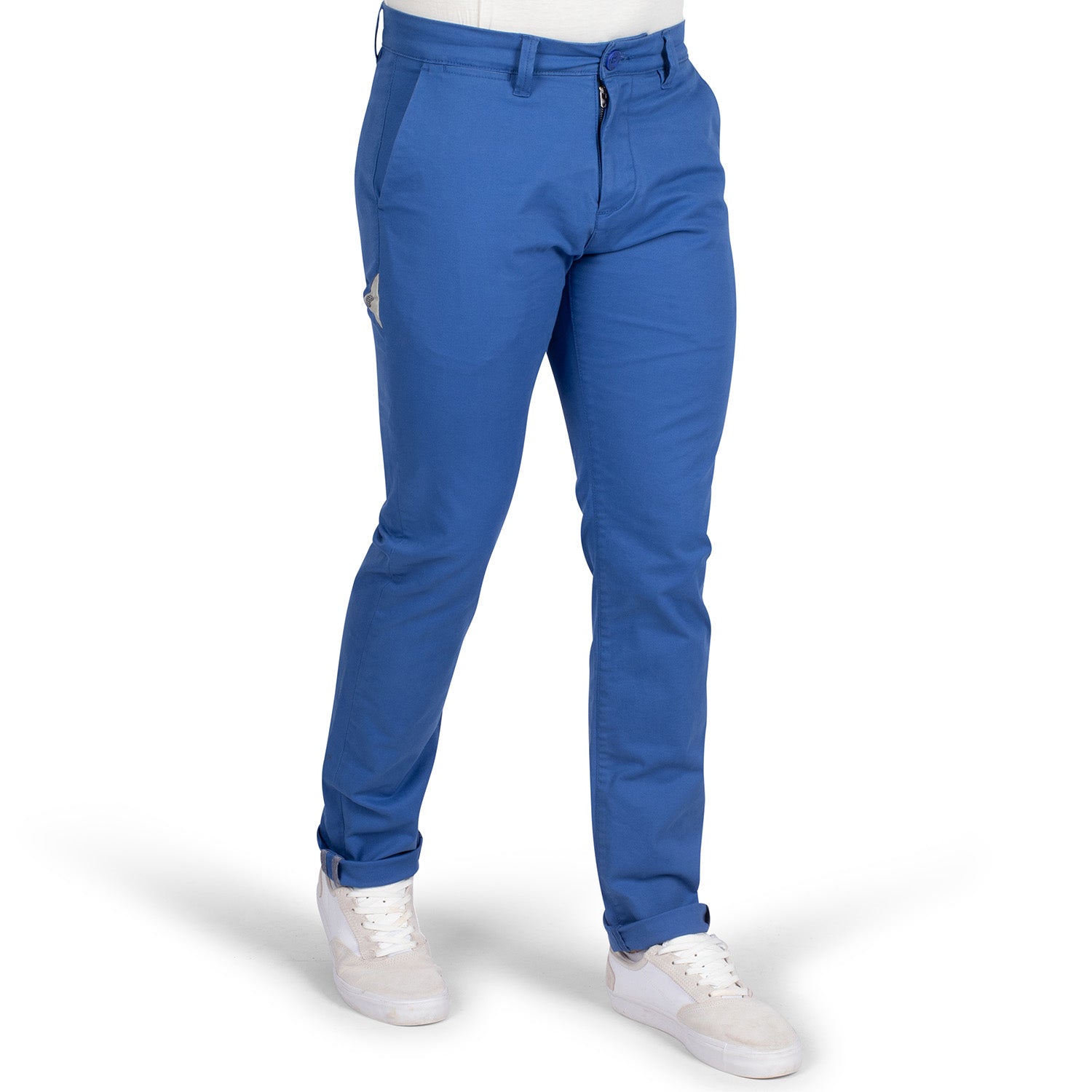 Pantalon chino écusson Blue - Shilton