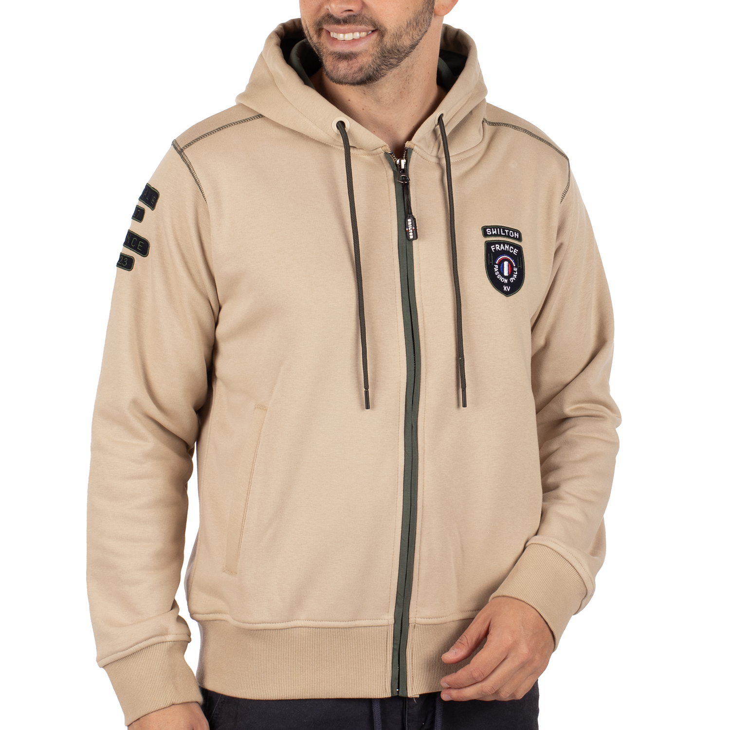 Sweat zippé french sportwear