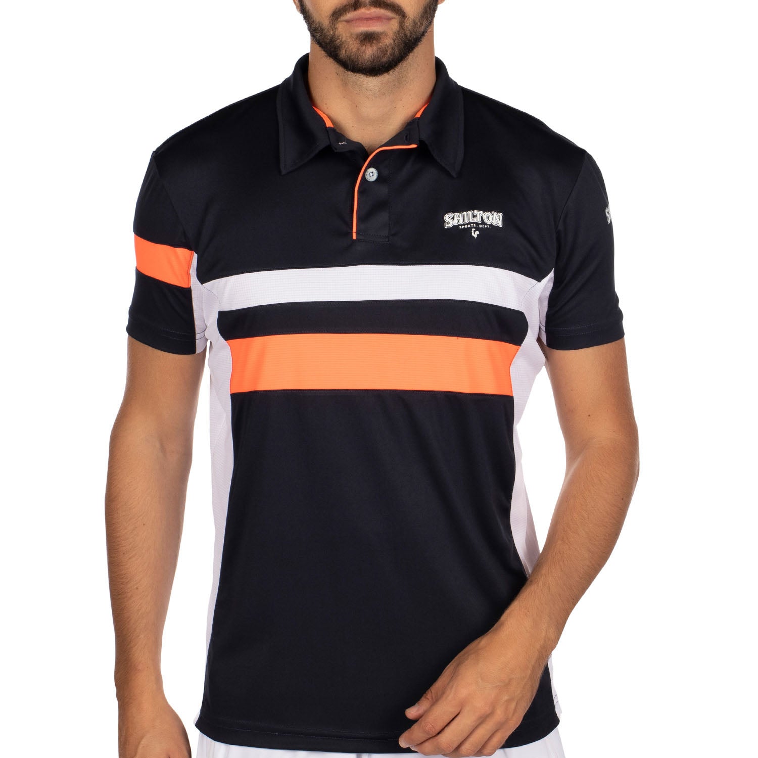 Polo de sport tricolore