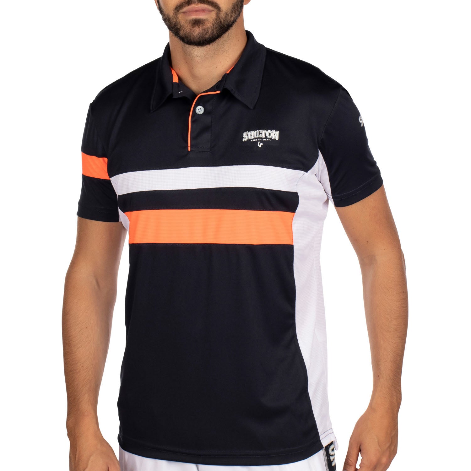 Polo de sport tricolore