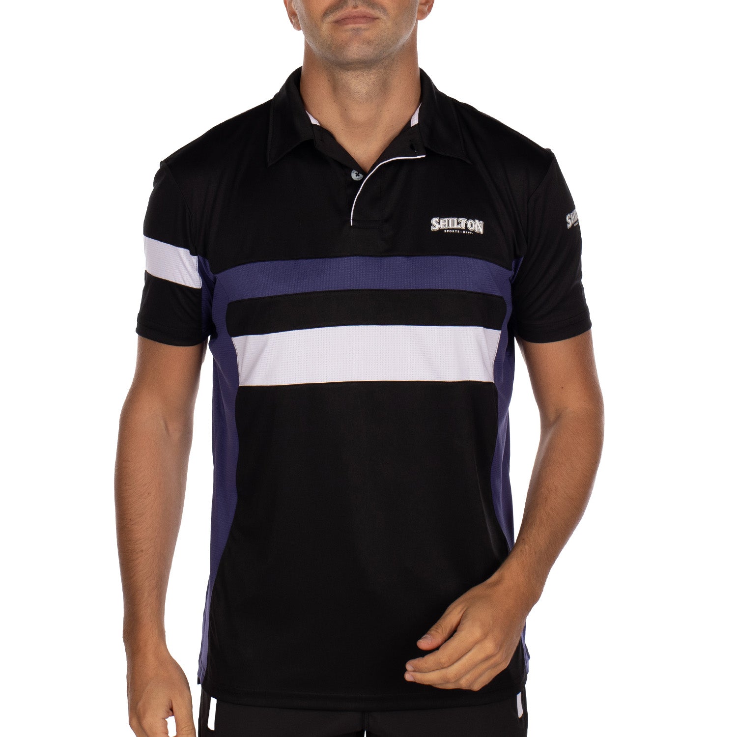 Polo de sport tricolore