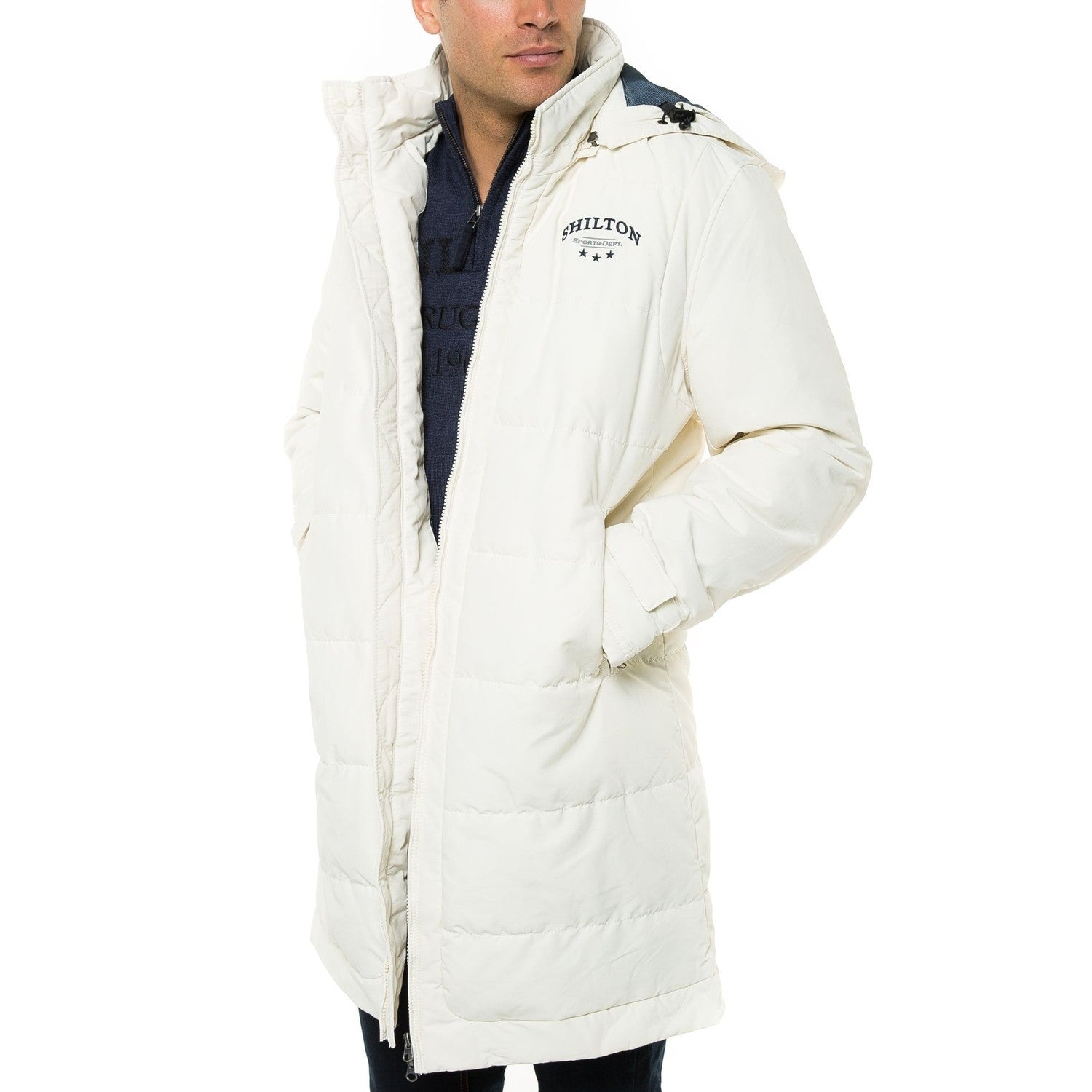 Long down jacket
