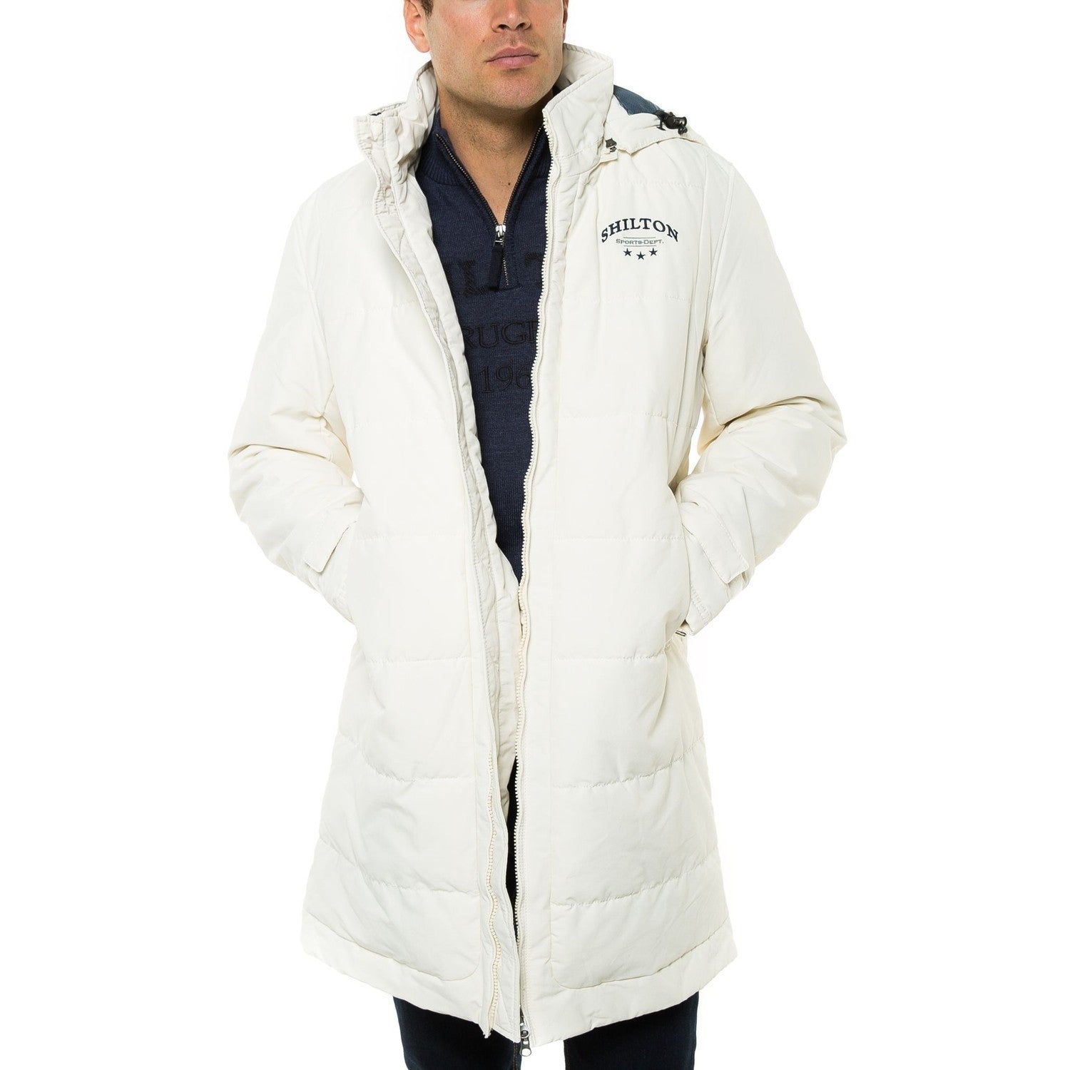 Long down jacket
