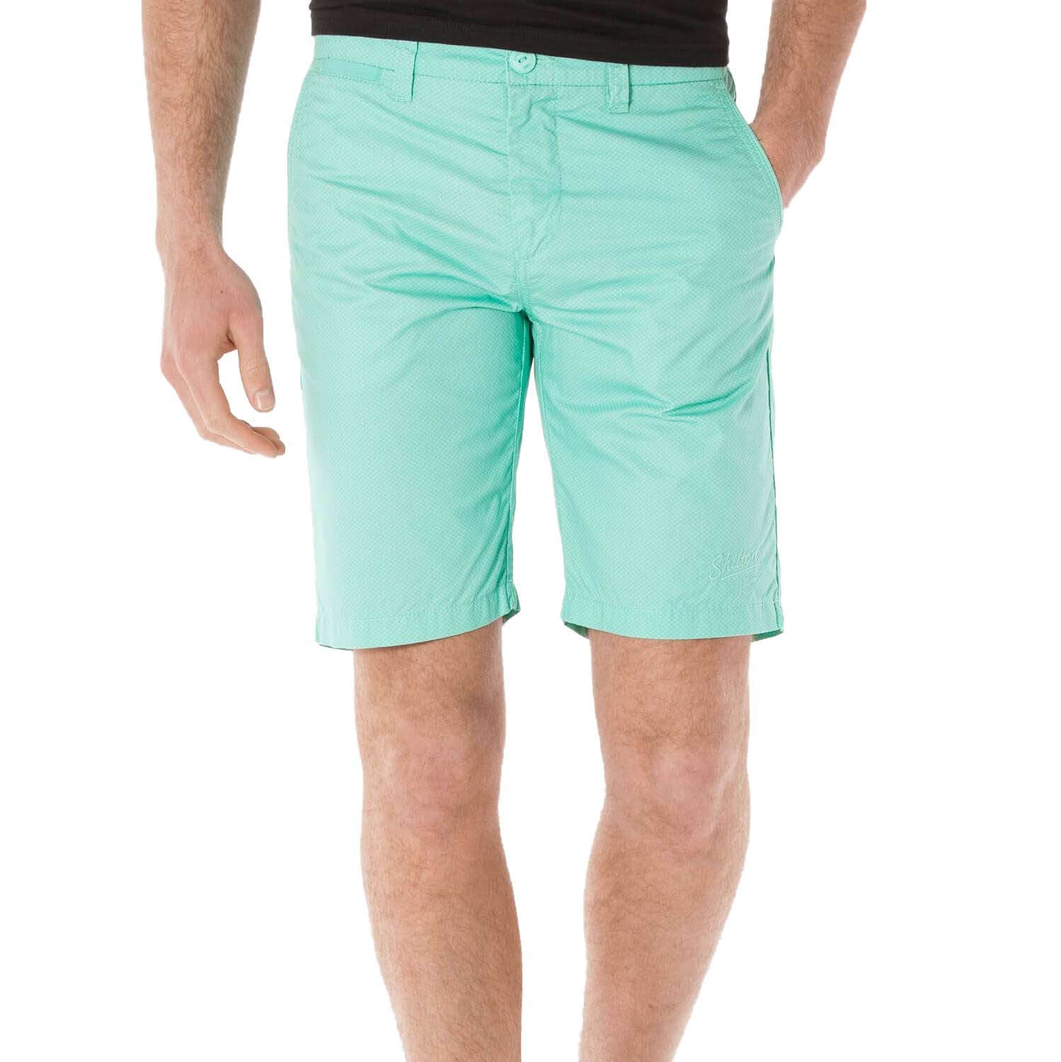 Green triangle Bermuda shorts - Shilton