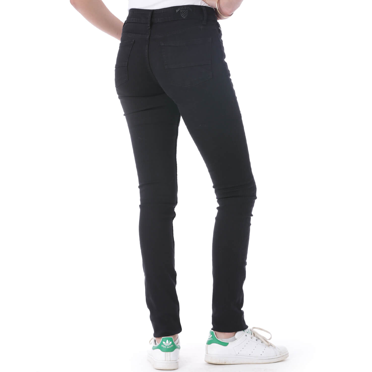 Black Black Women's Jeans - back view - Shilton